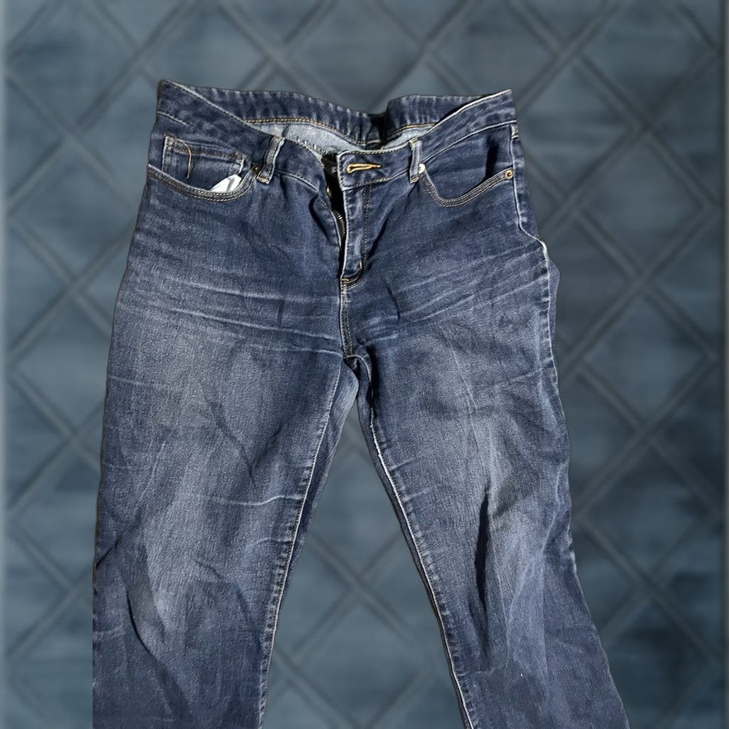 Michael Kors Michael Kors Women's Jeans Bootcut Dark Blue Denim 32 Regular 5-Pocket Design Stretch Pocket Machine Washable Size 24" / US 00 / IT 34 - 1 Thumbnail