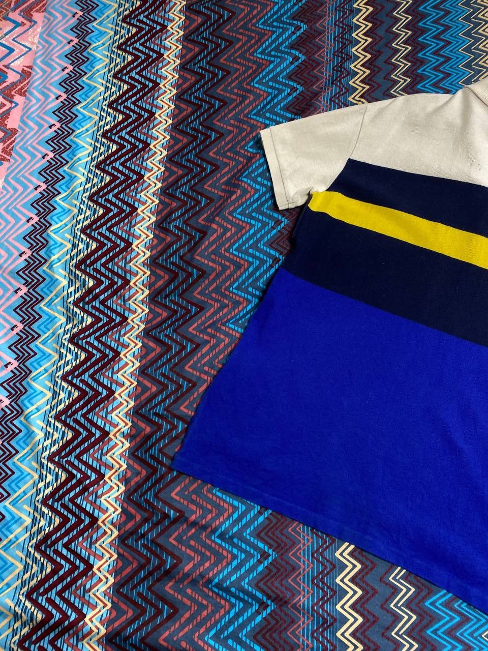 Polo Ralph Lauren × Vintage Polo Ralph Lauren Striped Pony Logo Polo Collared Shirt Size US M / EU 48-50 / 2 - 15 Thumbnail