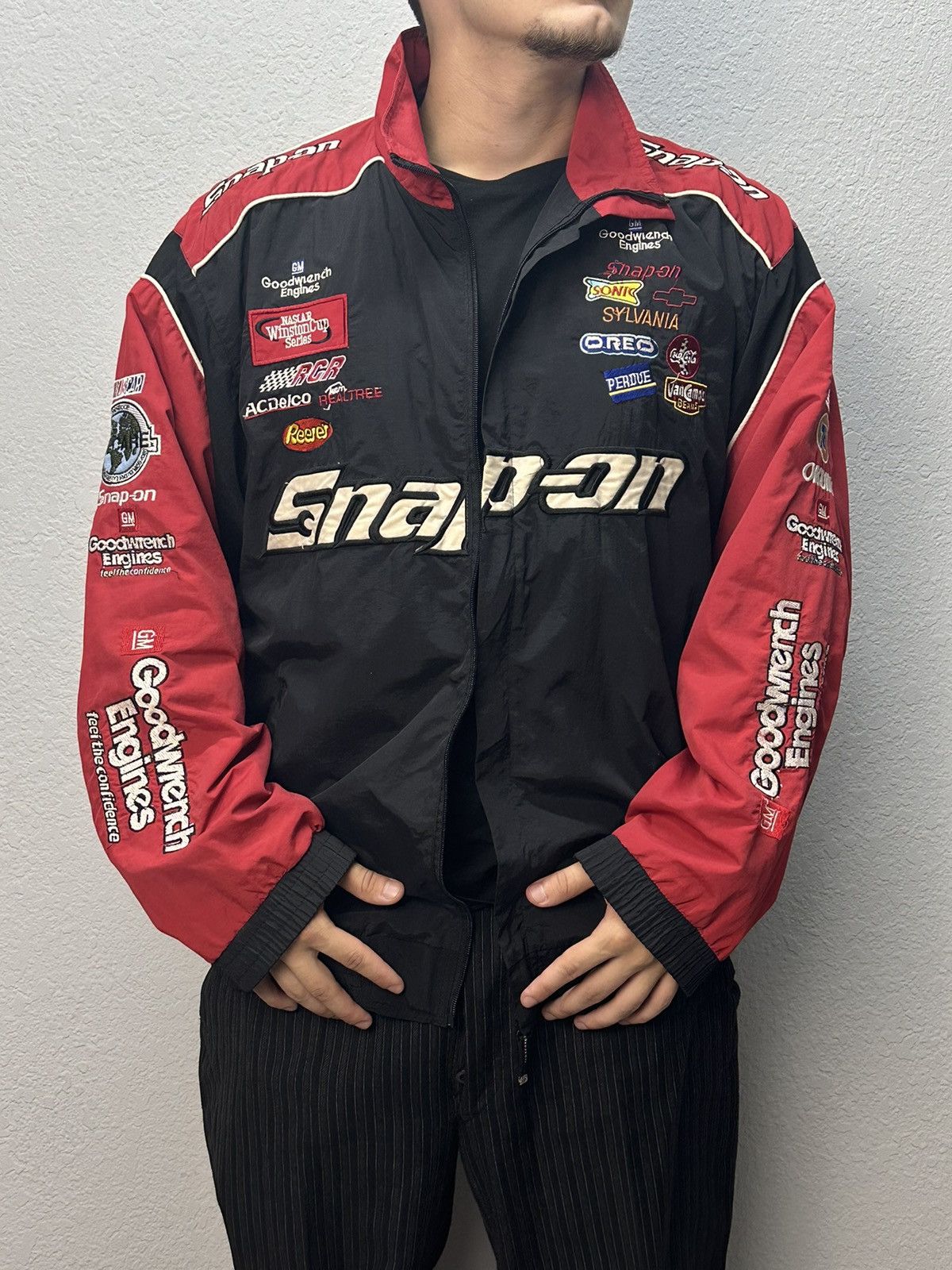 Other Vintage Jacket Red Bull Vodafone Nascar Leather Ferrari Y2K Size US XL / EU 56 / 4 - 13 Thumbnail