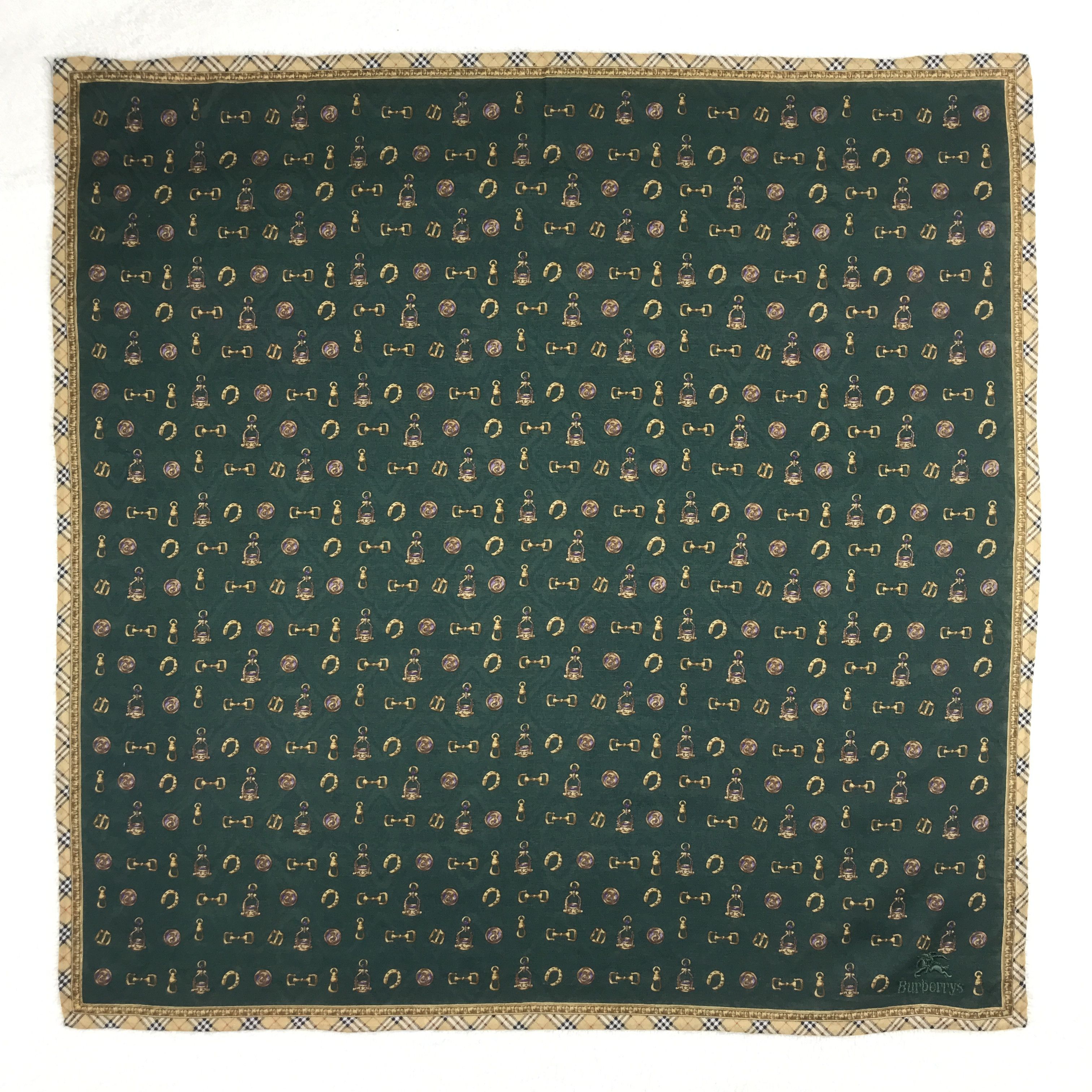 Burberry × Vintage Vintage Burberry Bandana Neckerchief Handkerchief Size ONE SIZE - 1 Thumbnail