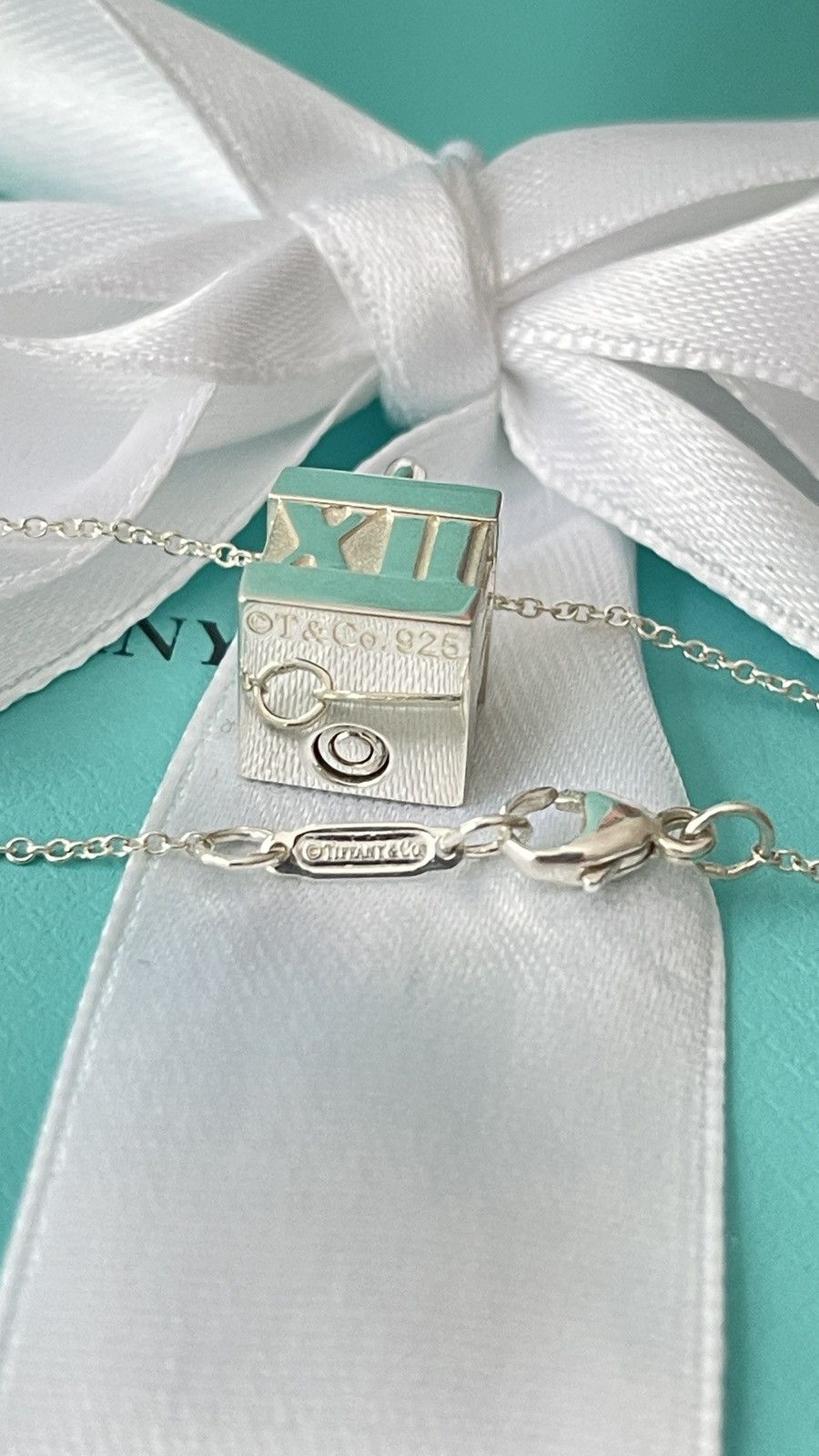 Tiffany & Co. Tiffany & Co. Atlas Cube Pendant Silver 16” $400 NEW Size ONE SIZE - 12 Thumbnail