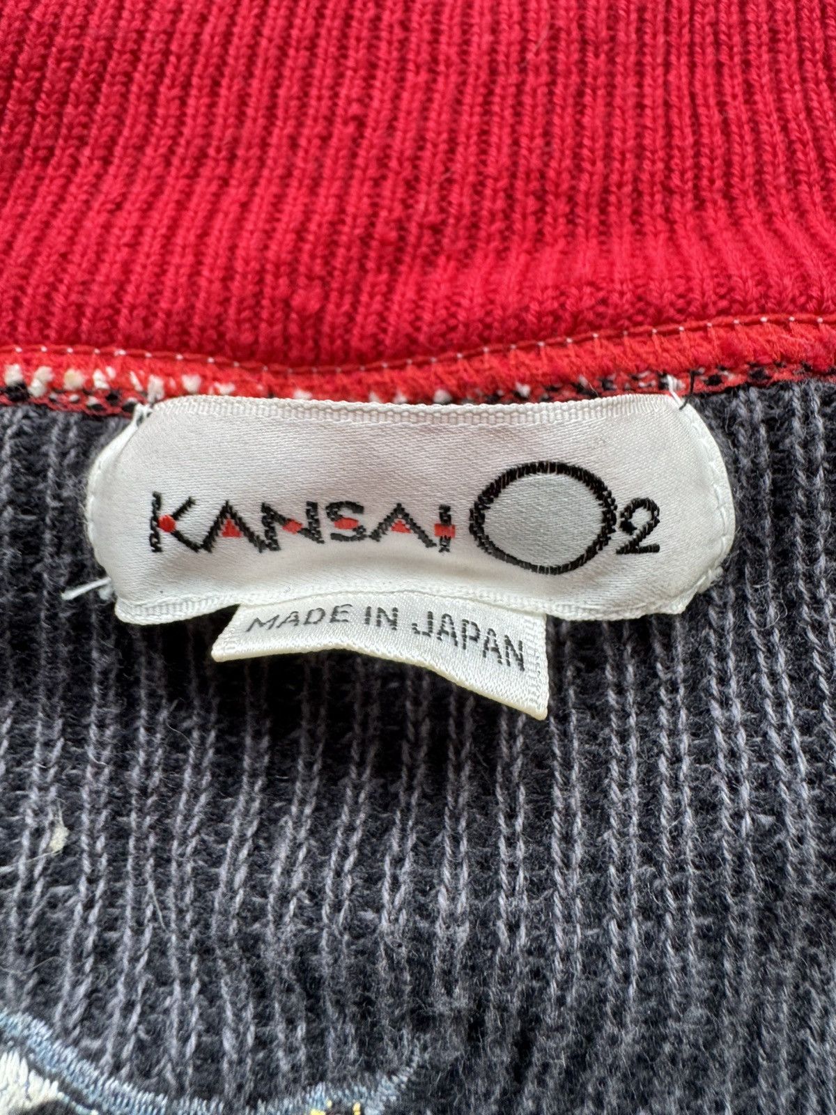 VERY RARE VINTAGE SWEATERS KNITWEAR KANSAI YAMAMOTO PATCHES