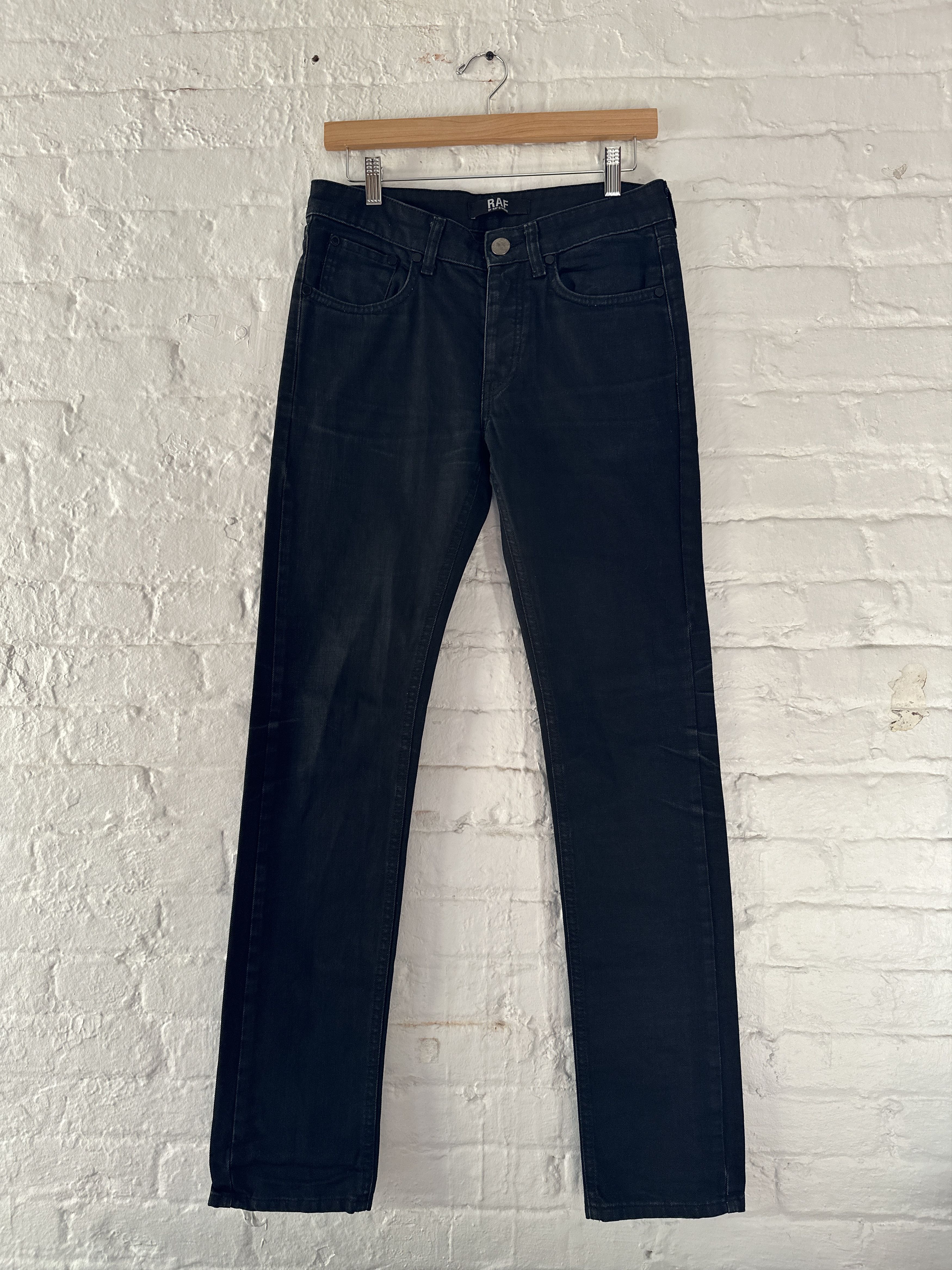 Raf Simons Waxed Denim | Grailed