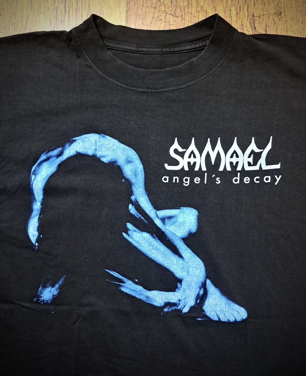 Band Tees SAMAEL x PASSAGE x ANGEL'S DECAYx Vintage T-Shirt 1996 Size US XL / EU 56 / 4 - 3 Thumbnail