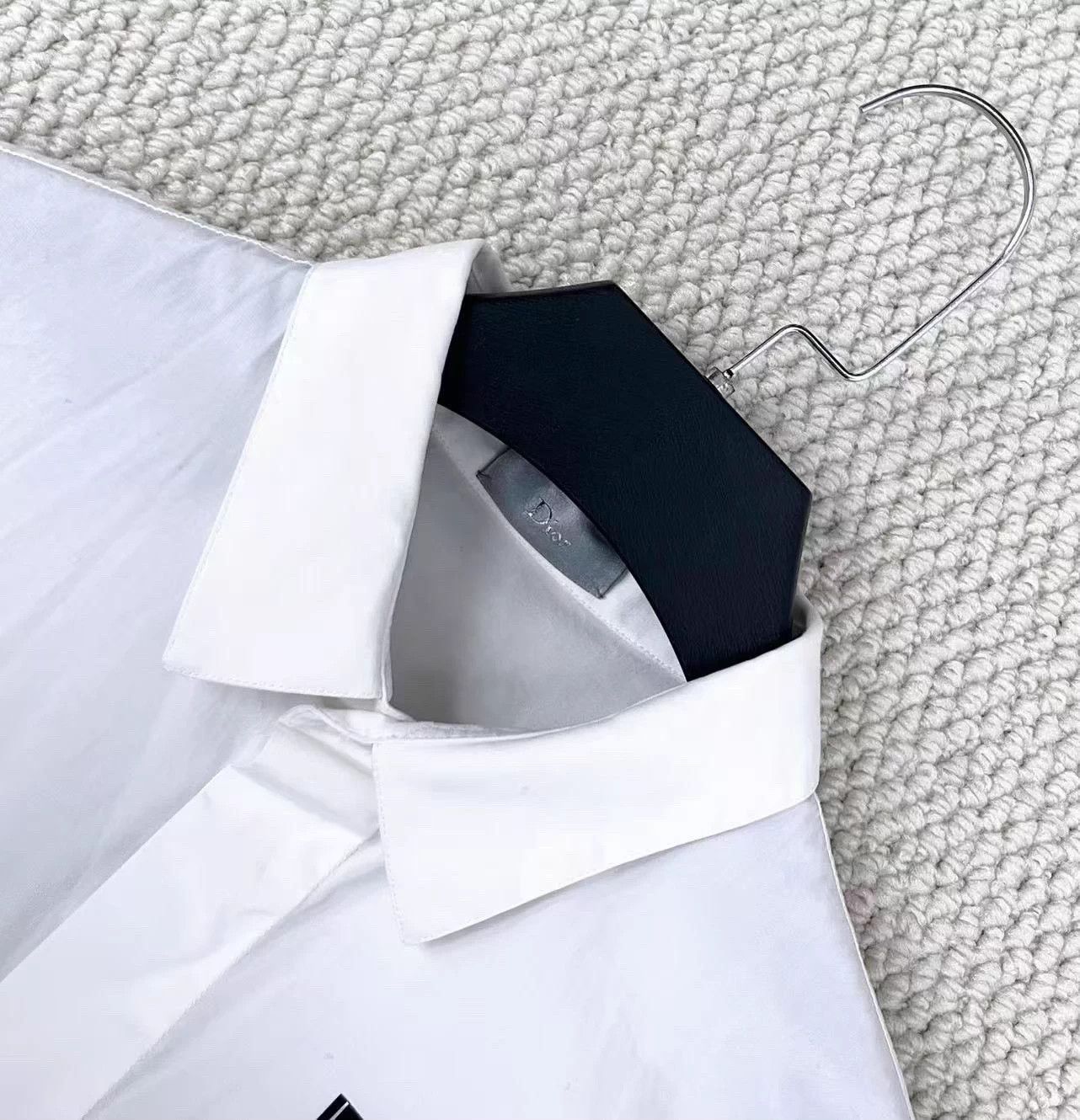 Dior Dior white Love Letter logo short-sleeve shirt jacket unisex Size US XXS / EU 40 - 3 Thumbnail