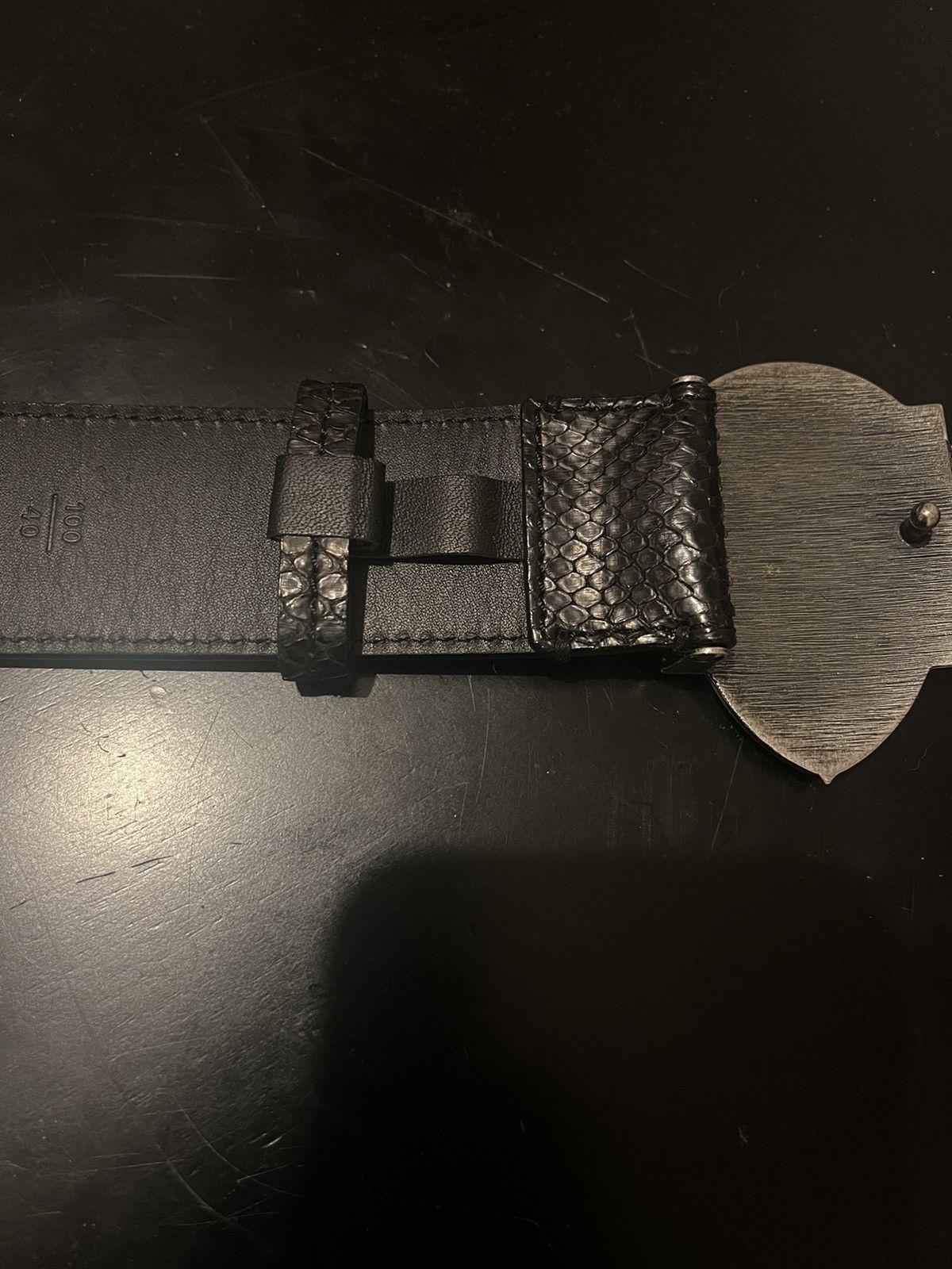 Louis Vuitton Louis Vuitton python belt Size 36 - 3 Thumbnail