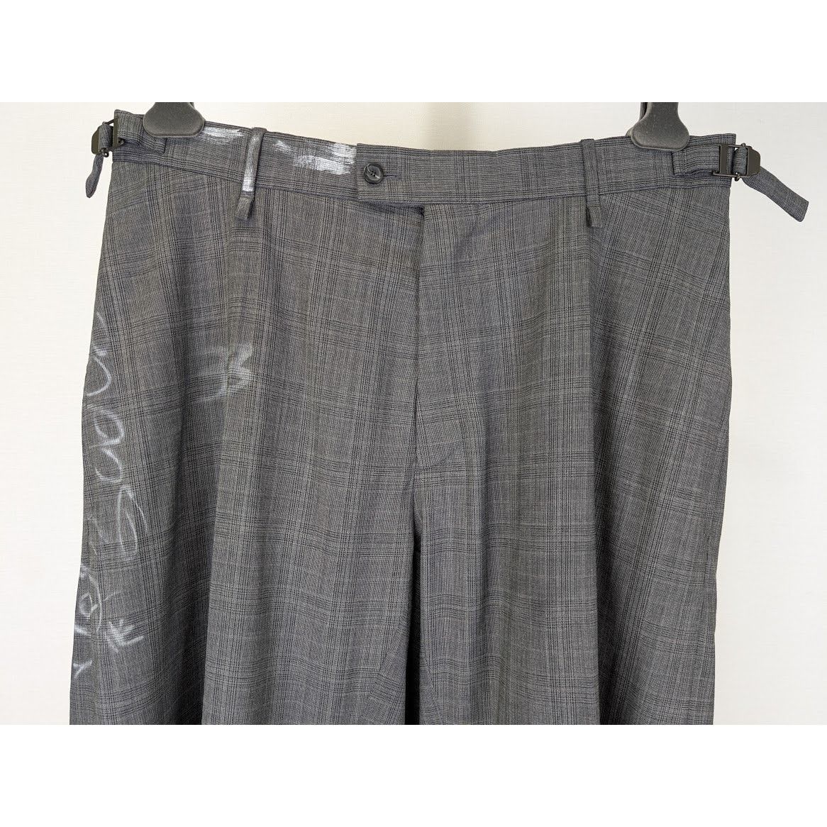 Balenciaga o1rshd1 Heather Price of Wales Skater Tailored Pant in Grey Size US 32 / EU 48 - 3 Thumbnail