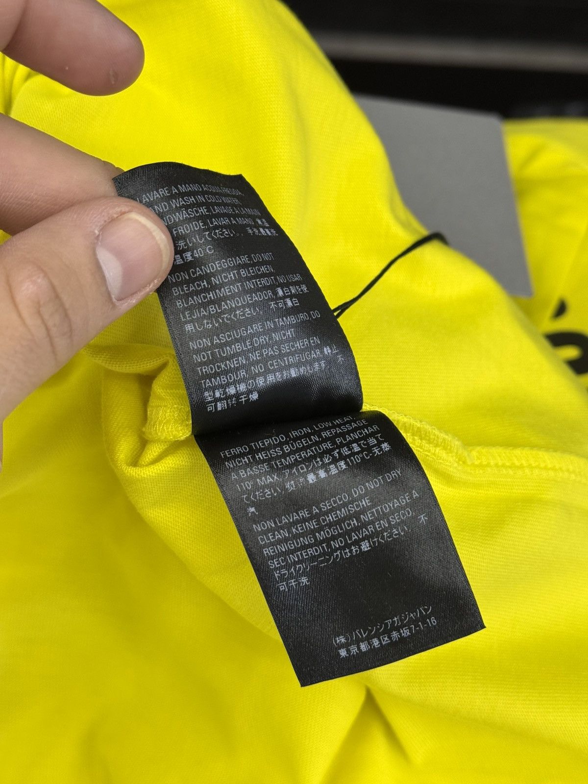 Balenciaga Balenciaga Logo Print S/S Wave Shirt Size US S / EU 44-46 / 1 - 9 Thumbnail