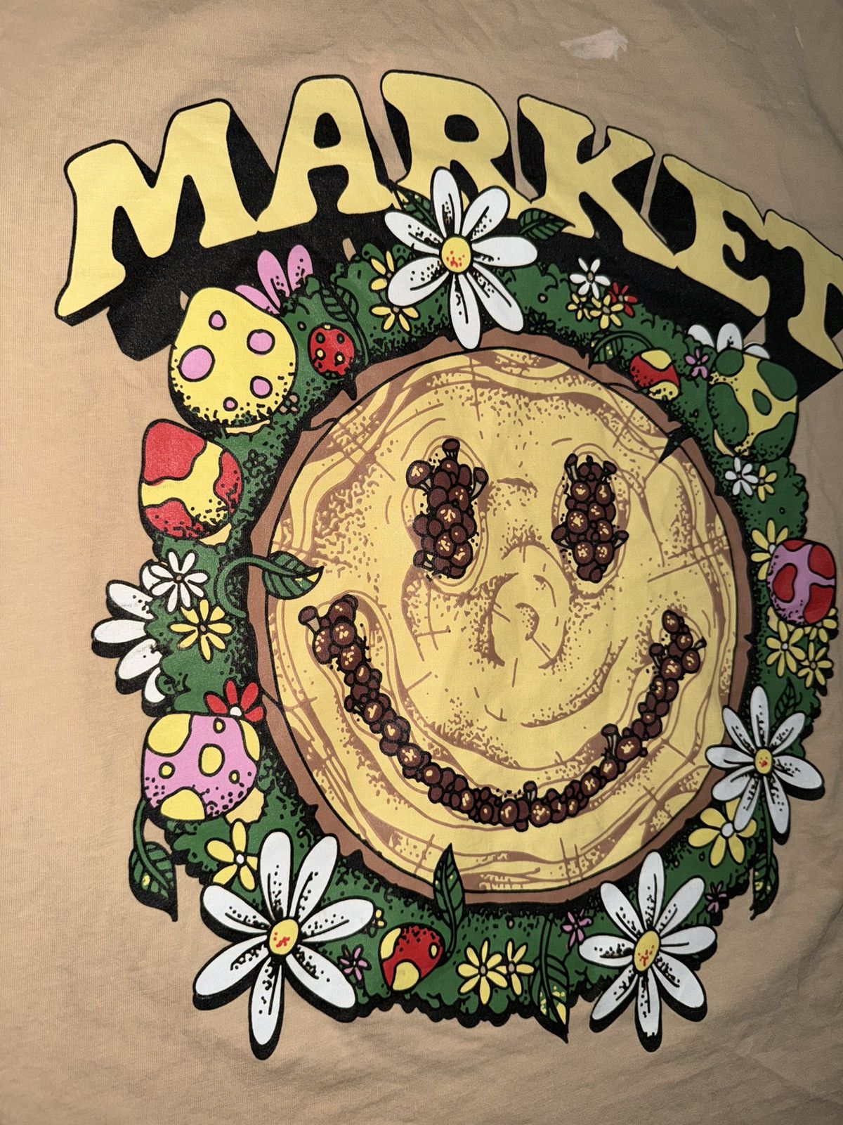 Market Chinatown Markey Smiley decomposition mushrooms t-shirt Size US M / EU 48-50 / 2 - 3 Thumbnail