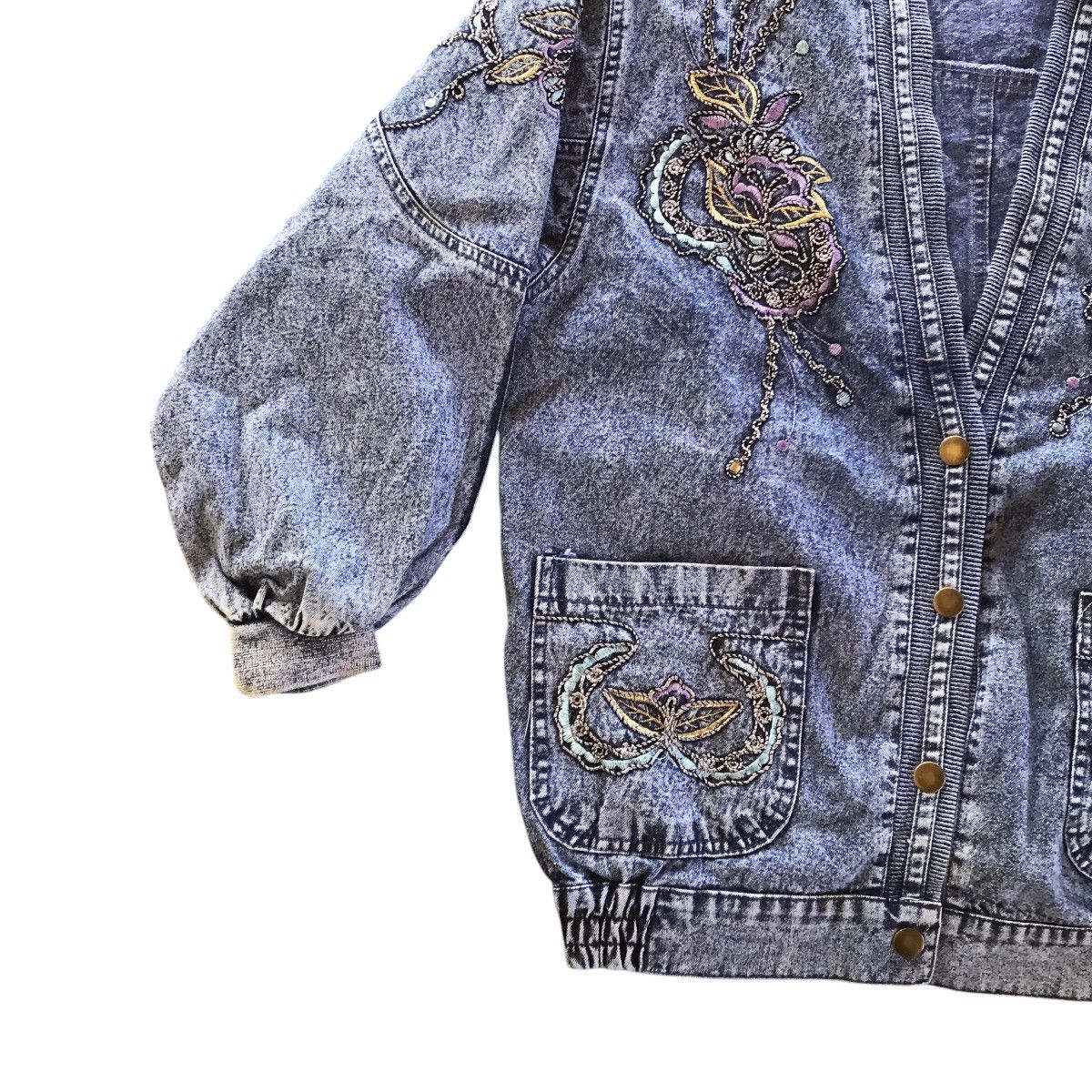 Kapital Vintage Cardigan Distressed Denim Inspired Kapital Sun Faded Size US M / EU 48-50 / 2 - 4 Thumbnail