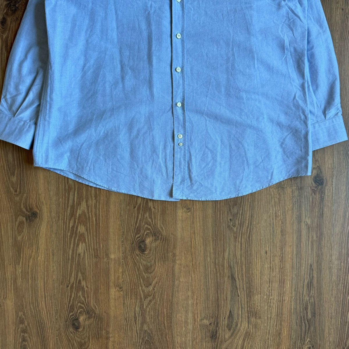 Burberry Burberry London Blue Button-Up Dress Shirt Men’s Size US XXL / EU 58 / 5 - 3 Thumbnail