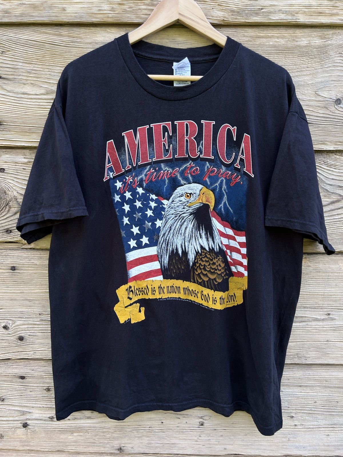 90s Vintage 1995 Living Epistles American Time To Pray Tee
