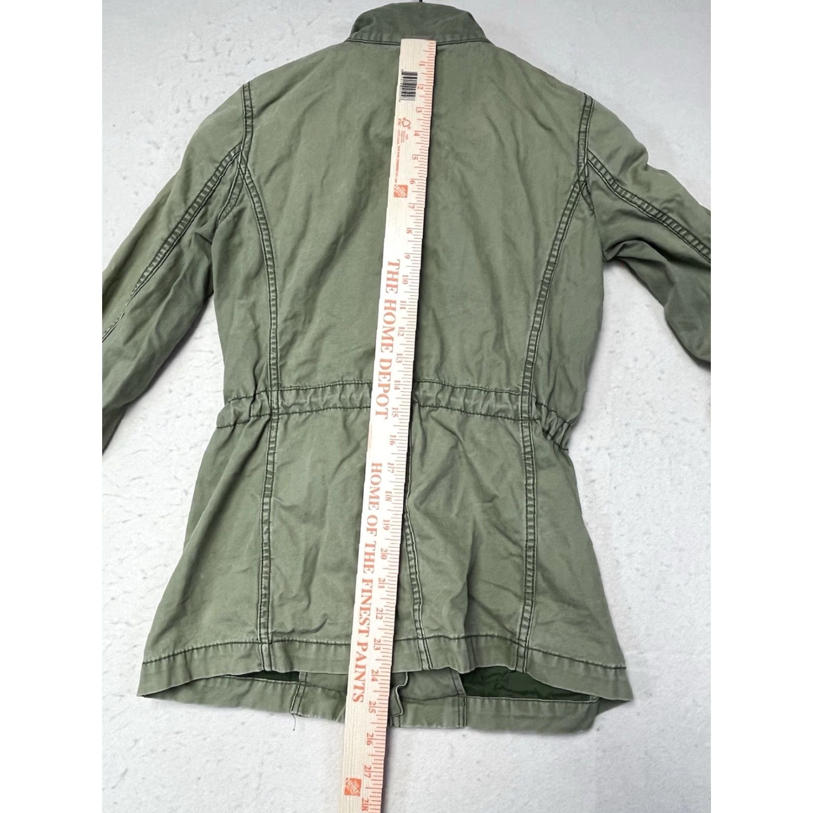 Madewell Madewell Jacket Womens XS Green Cotton Military Field Jacket Zip Upxs? Size XS / US 0-2 / IT 36-38 - 4 Thumbnail