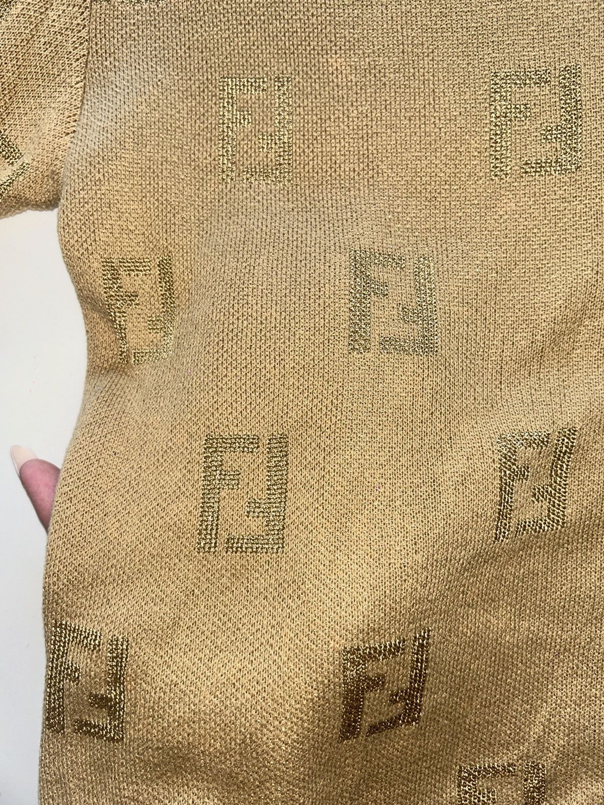 Fendi Fendi Vintage Tan Top Size S / US 4 / IT 40 - 9 Thumbnail