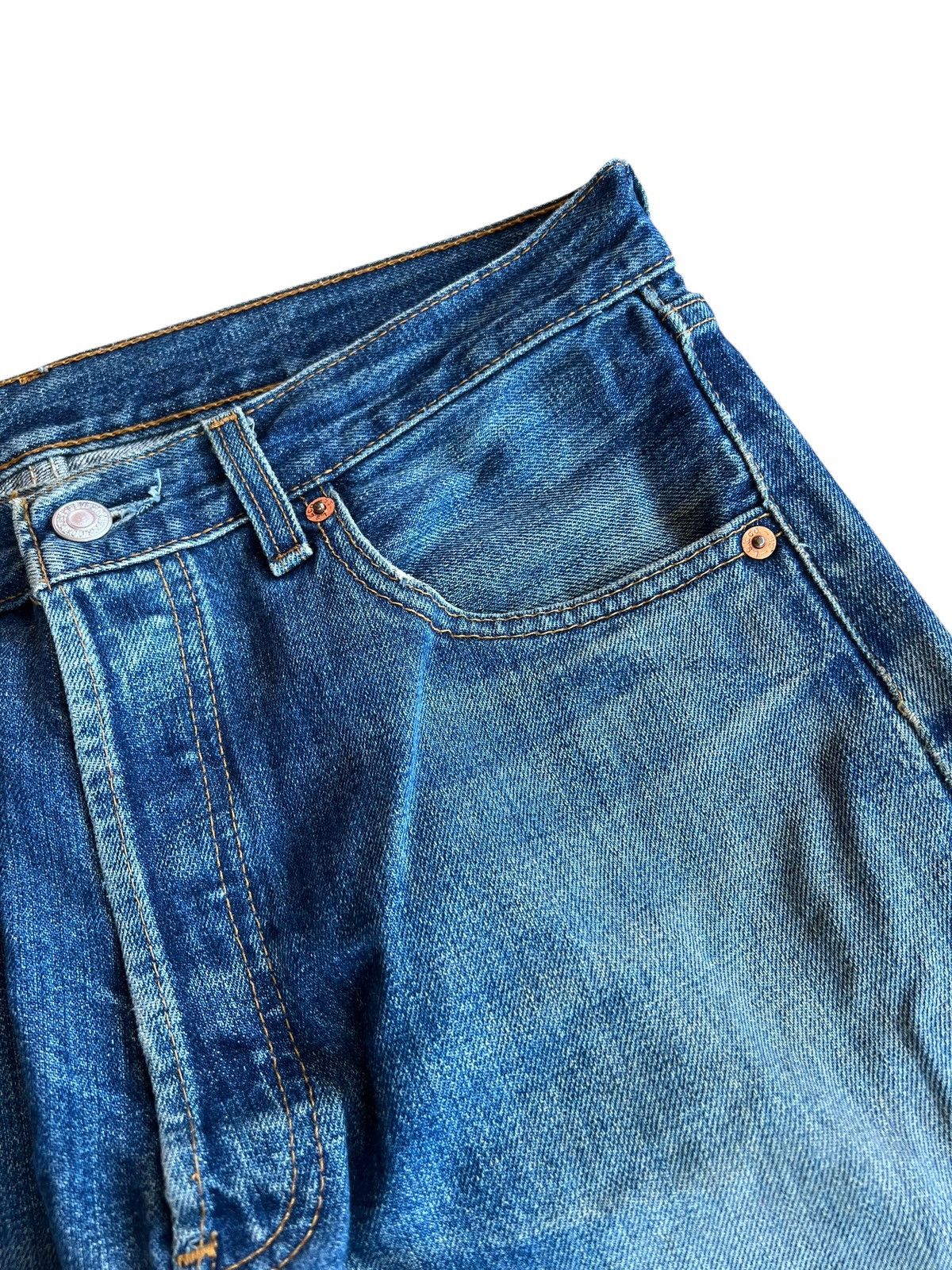 Levi's Vintage Levis 501 Distress Jean Very Rare Size US 31 - 5 Thumbnail