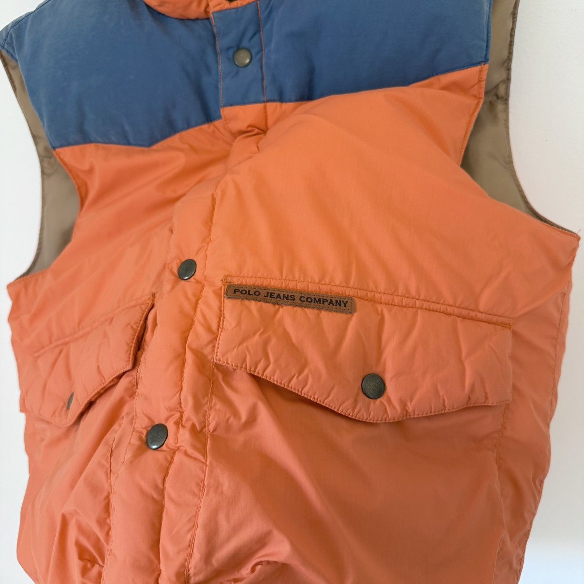 Polo Ralph Lauren Vtg 2000s Polo Ralph Lauren Jeans Co Yoke Down Puffer Vest Size US M / EU 48-50 / 2 - 5 Thumbnail
