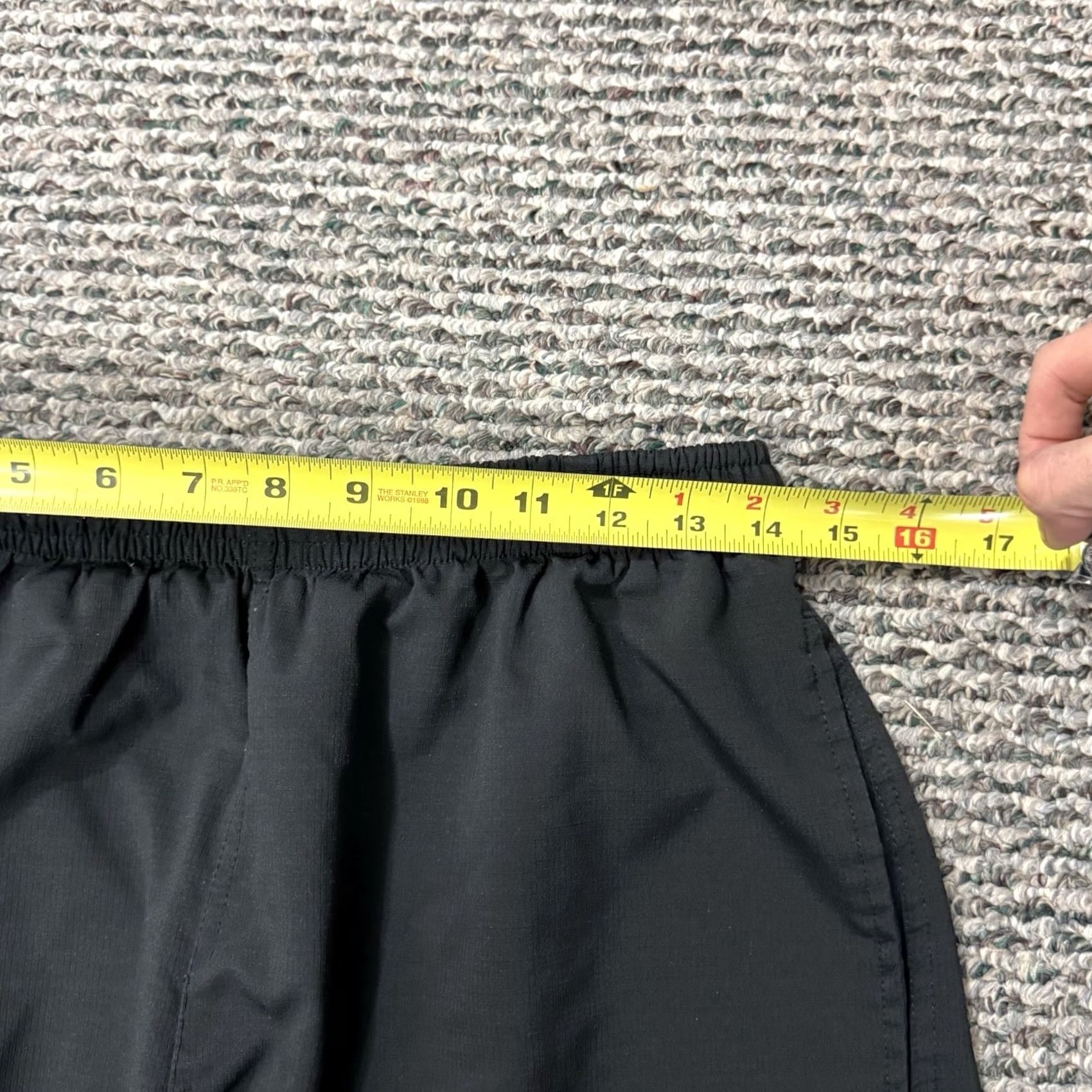 Vintage VINTAGE Steamroller Rugby Shorts Mens Large Black Sport Athletic Stretch Outdoor Slim Athletic Pockets 4 in Inseam Mens Size US 33 - 7 Thumbnail