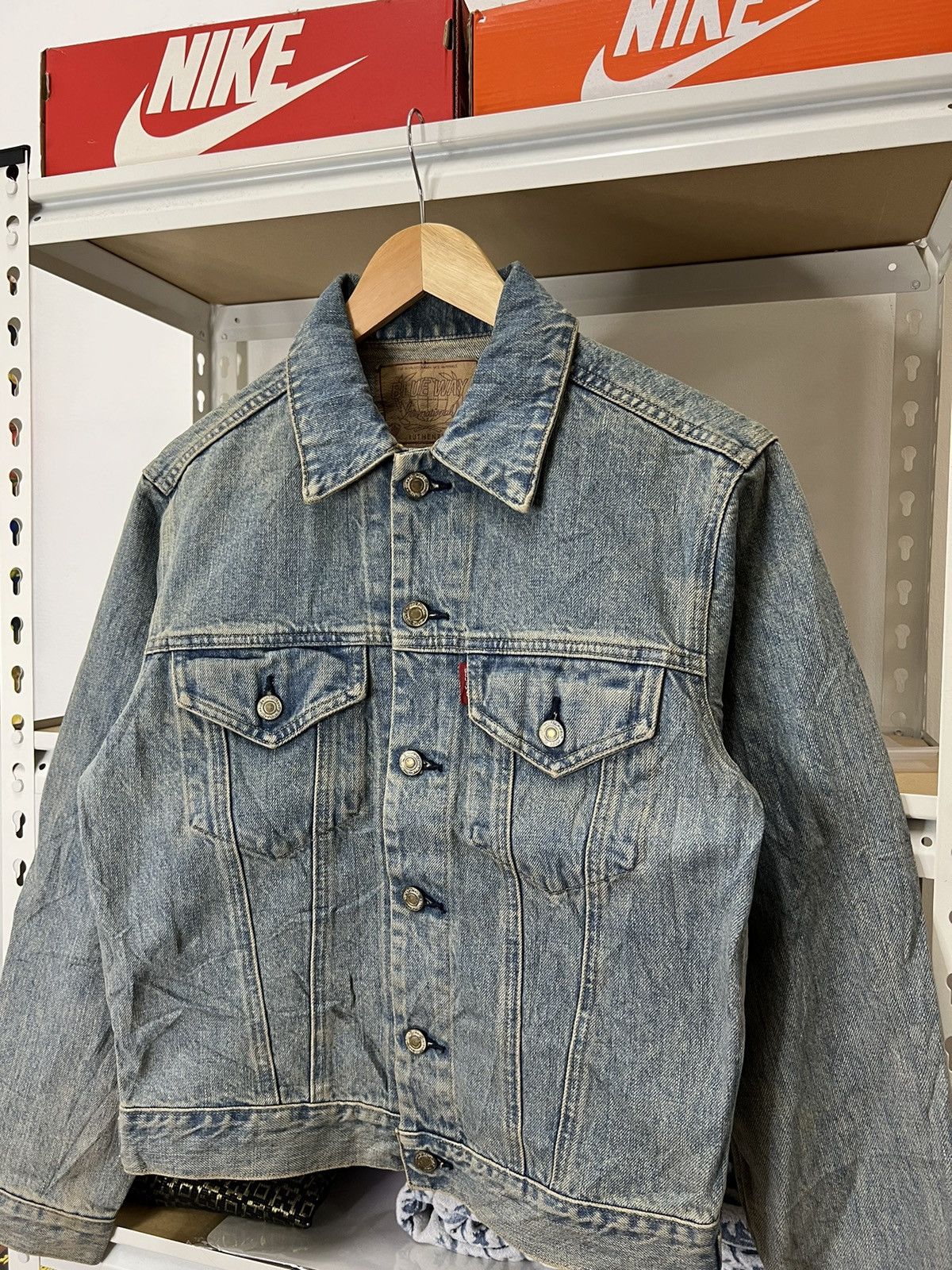 Japanese Brand Blue Way Type 3 Japanese Brand Trucker Denim Jacket Size US M / EU 48-50 / 2 - 4 Thumbnail