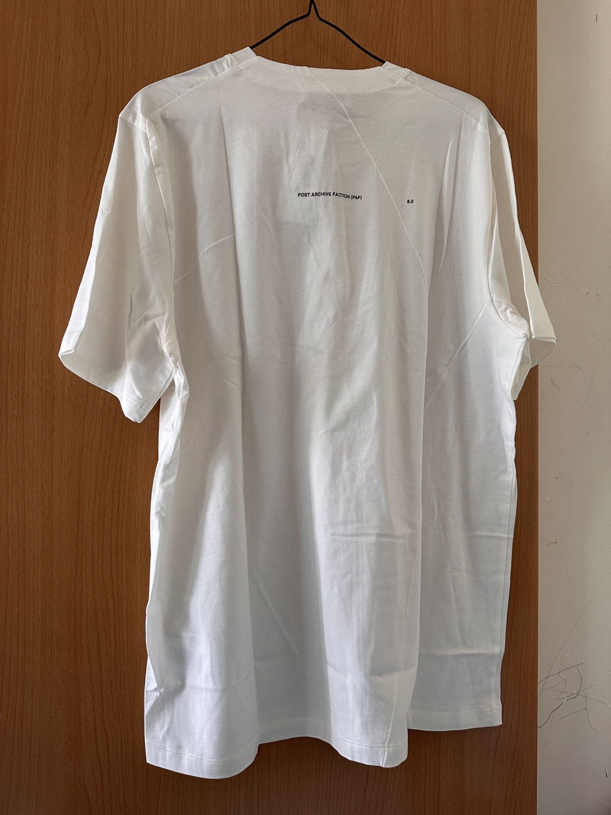 POST ARCHIVE FACTION (PAF) Post Achieve Faction PAF 6.0 T-shirt CENTER (WHITE) Size US XL / EU 56 / 4 - 7 Thumbnail