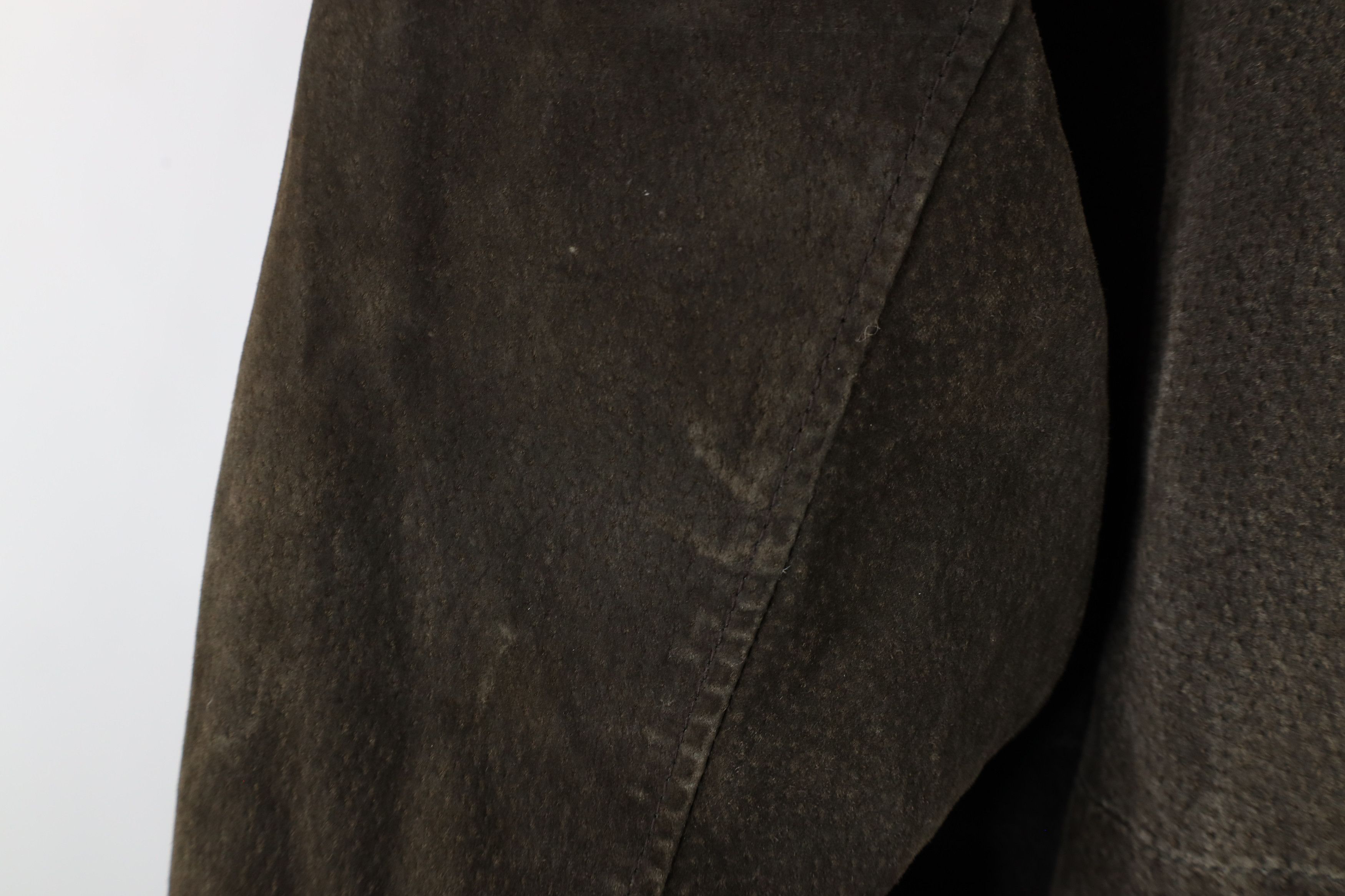 Vintage Vintage 90s Cleveland Browns Football Suede Leather Jacket Size US L / EU 52-54 / 3 - 5 Thumbnail