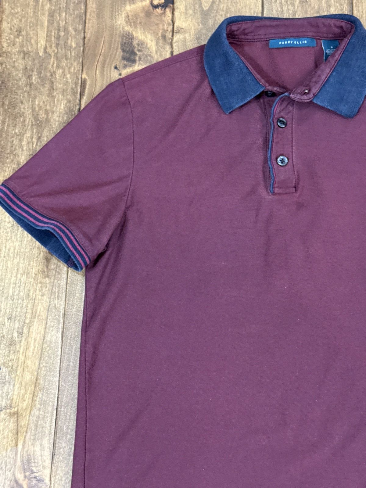 Perry Ellis Perry Ellis Polo Shirt Size US S / EU 44-46 / 1 - 4 Thumbnail
