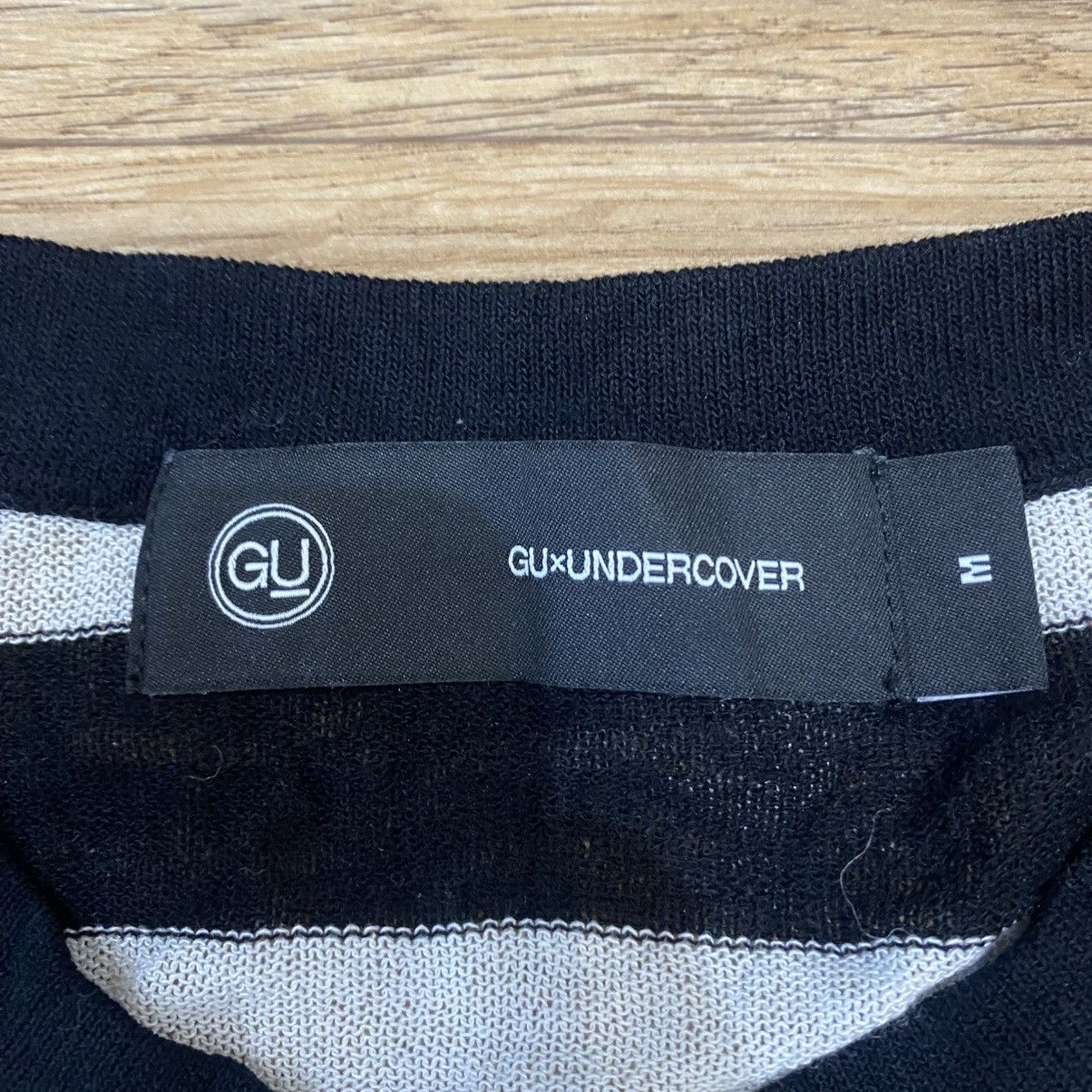 GU × Undercover Gu X Undercover Stripe Cardigan Button Up Size M / US 6-8 / IT 42-44 - 9 Thumbnail