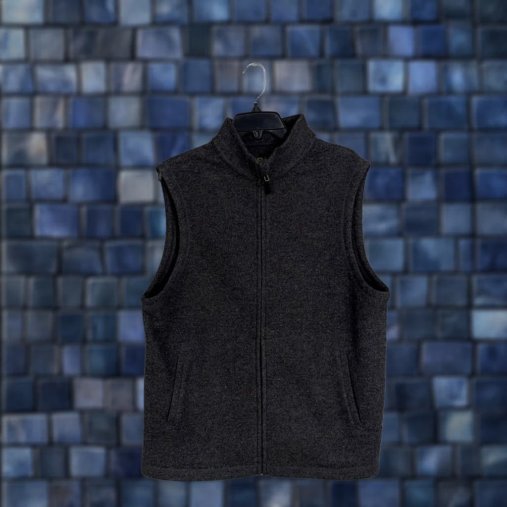 Orvis Orvis Mens Vest Sweater Gray Wool Full Zip Mock Neck Knit Warm Casual M Size US M / EU 48-50 / 2 - 1 Thumbnail