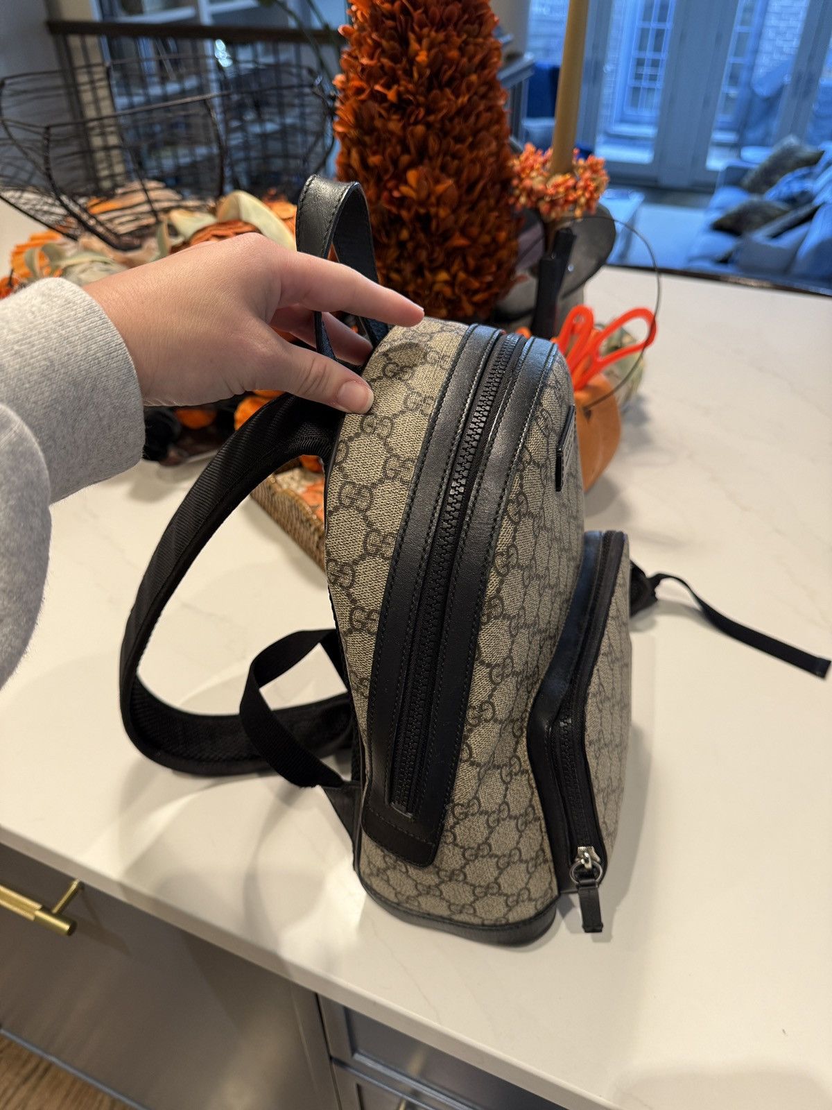Gucci [US ONLY] GUCCI BEIGE EDEN SMALL BACKPACK Size ONE SIZE - 8 Thumbnail