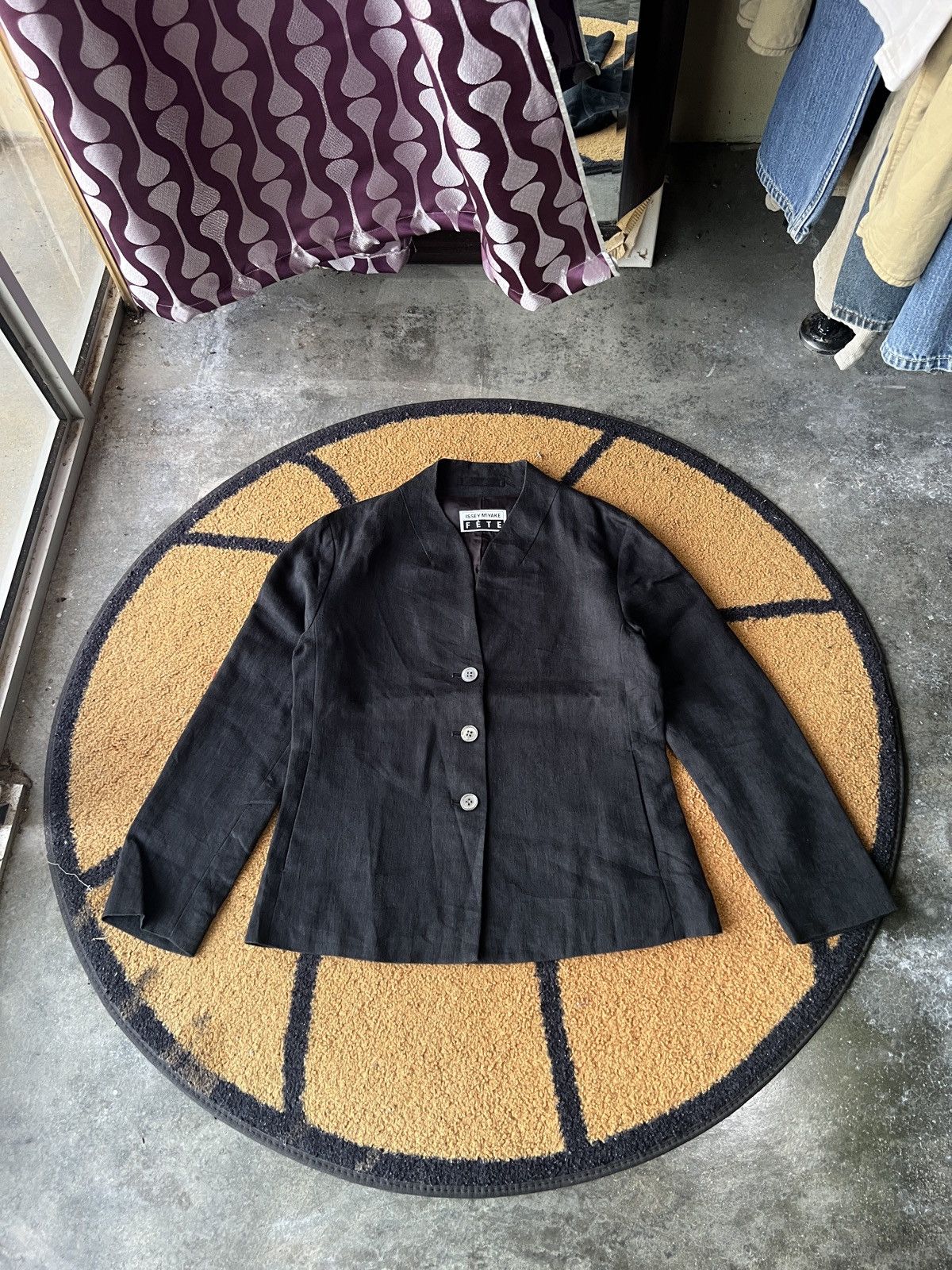 Issey Miyake 🔥Rare Issey Miyake Fete Button Jacket Size S / US 4 / IT 40 - 1 Thumbnail