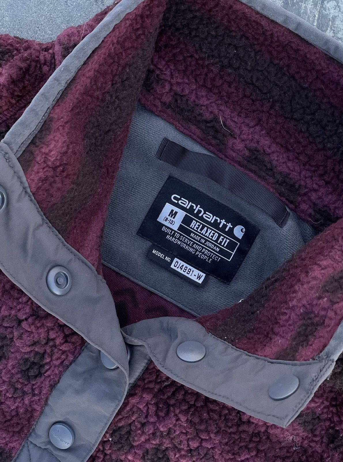 Carhartt Carhartt WIP Sherpa Fleece Y2k Teddy Detroit Jacket Size US XS / EU 42 / 0 - 3 Thumbnail
