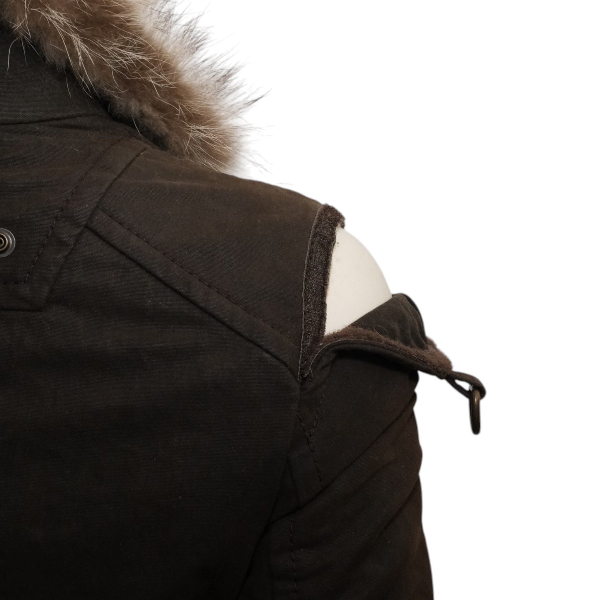 Dsquared2 Y2K Waxed Cotton Multipocket Parachute Bondage Jacket Size S / US 4 / IT 40 - 3 Thumbnail