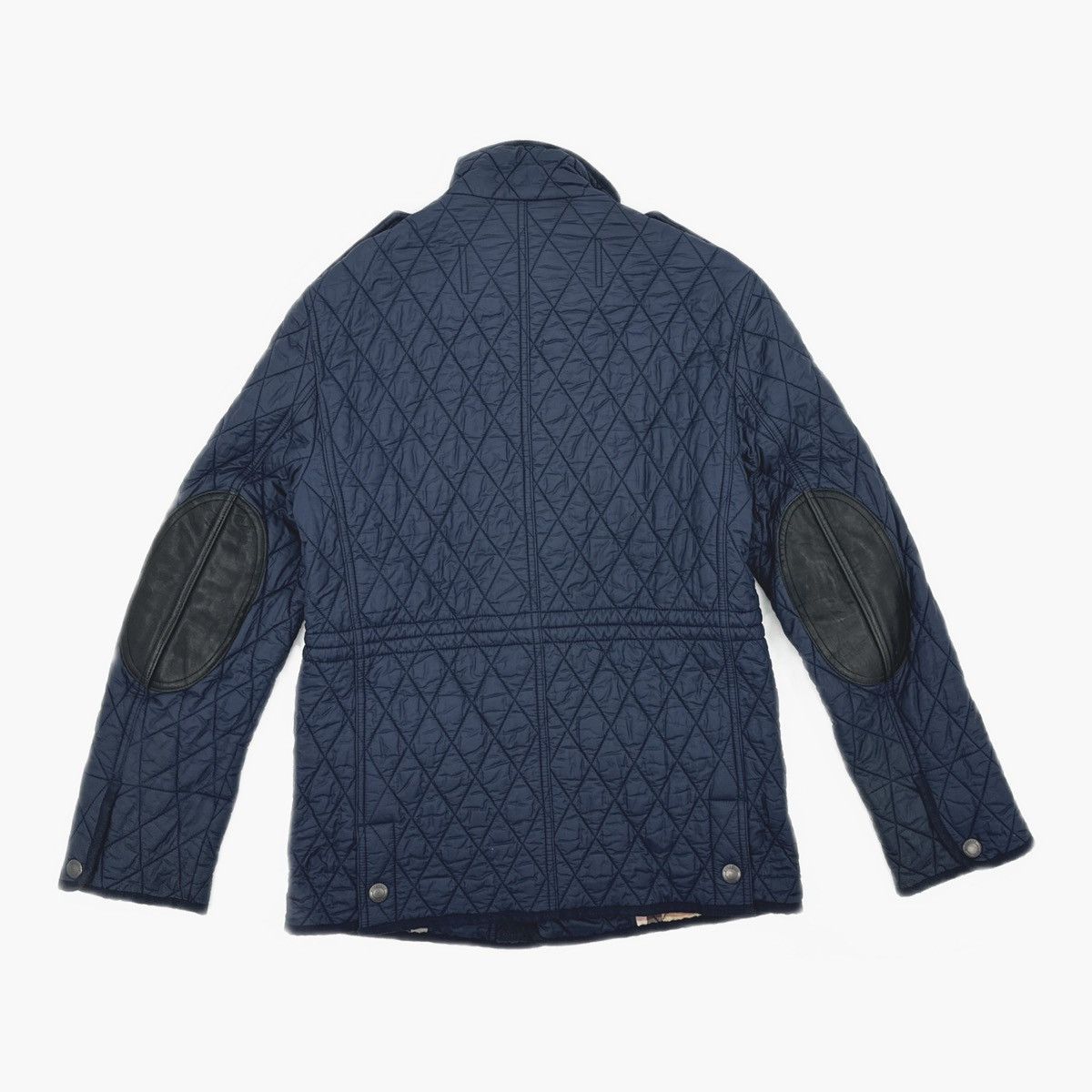 Burberry Brit Navy Blue Synthetic Quilted Russell Field Jacket Size US XS / EU 42 / 0 - 2 Thumbnail