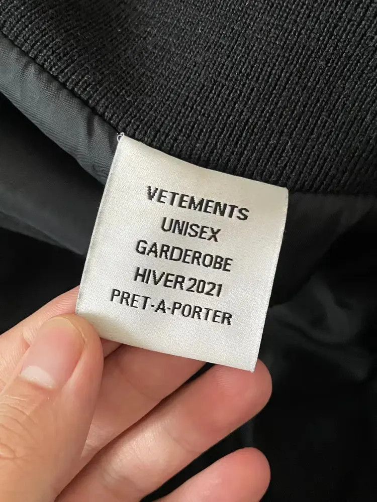 Vetements Vetements Vetements 20AW Runway Wool Leather Sleeves Jacke Size US XS / EU 42 / 0 - 5 Thumbnail