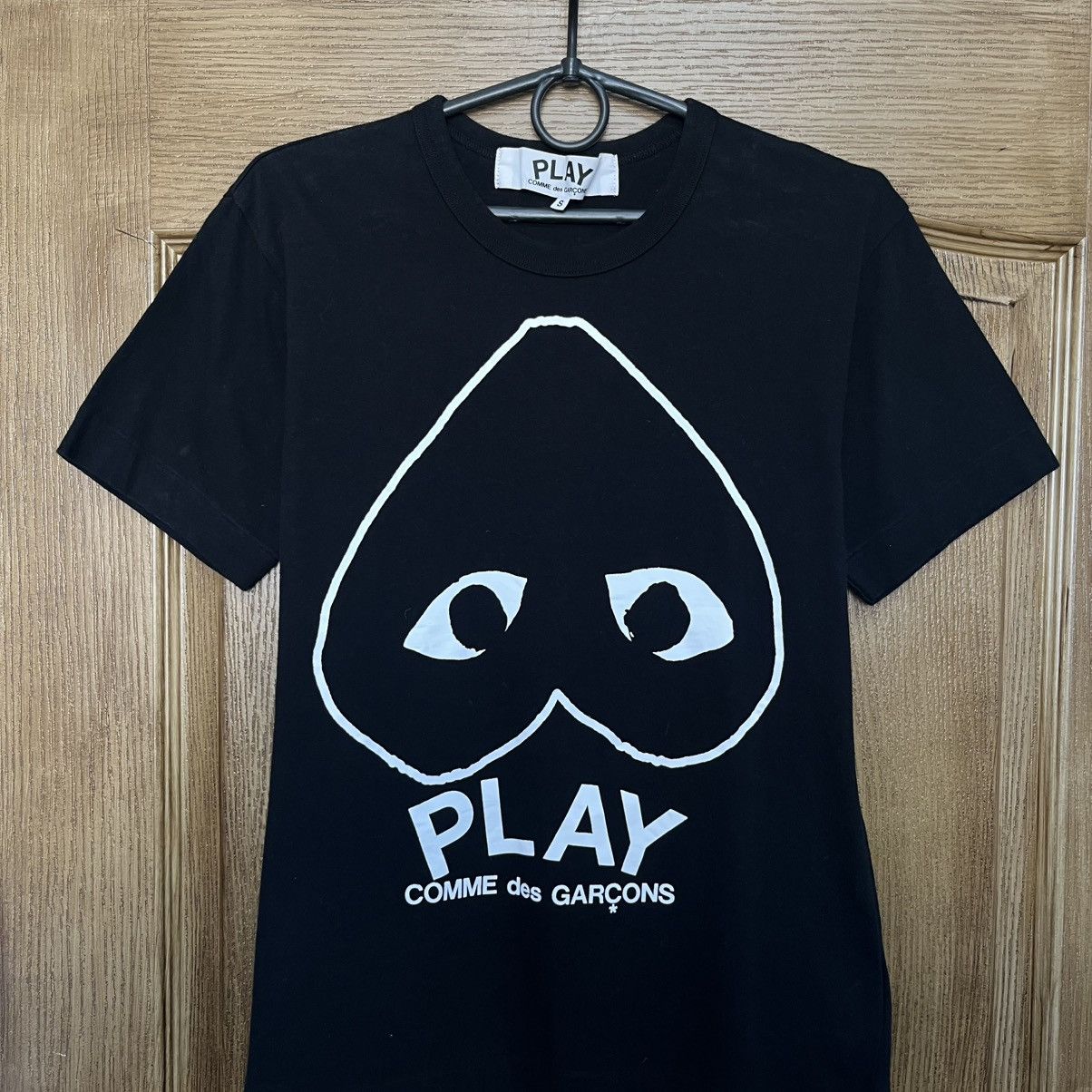 Comme des Garcons Comme des garçon play hype big logo heart t shirt CDG Size US S / EU 44-46 / 1 - 3 Thumbnail