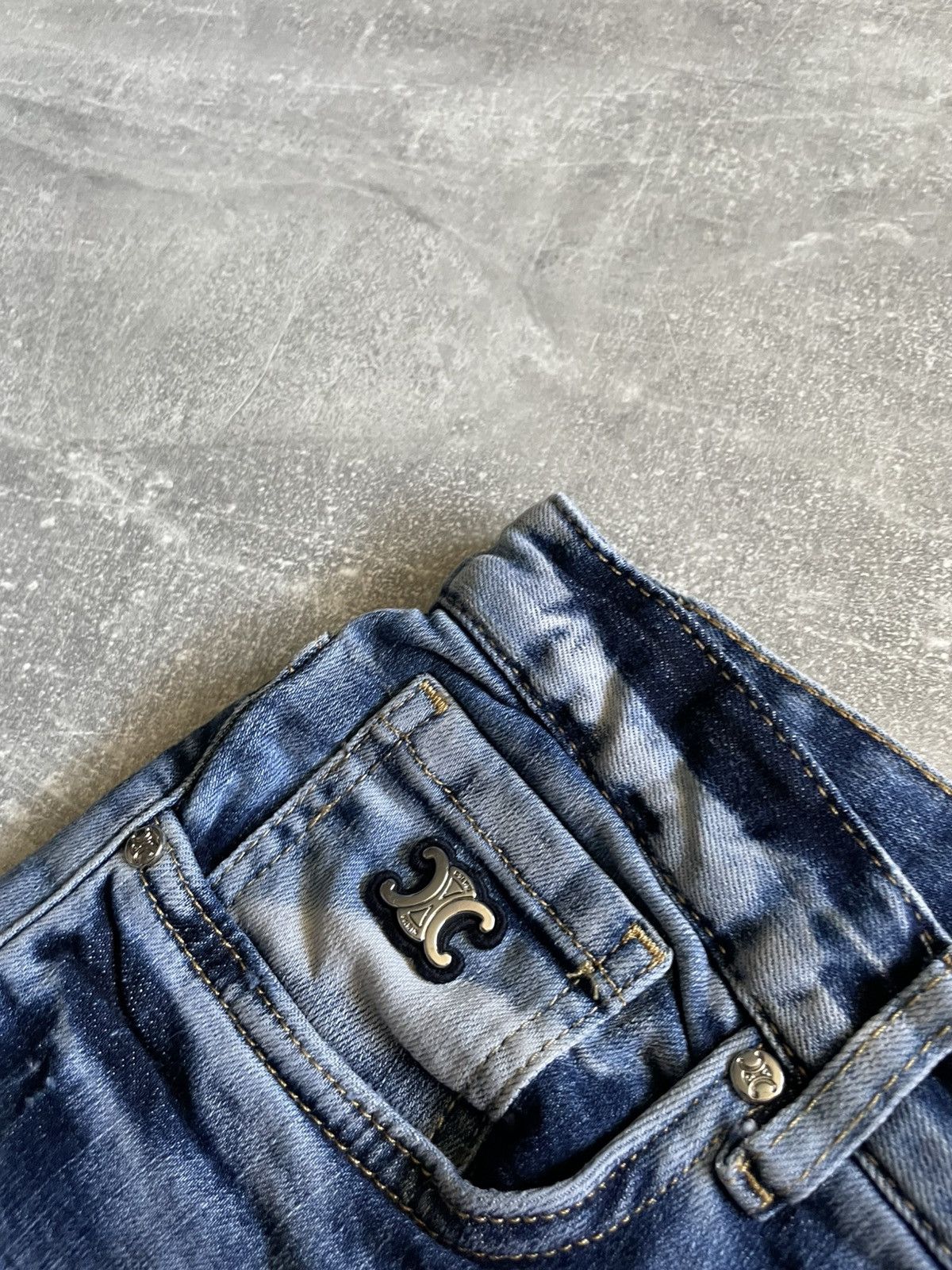 Celine Celine Paris Jeans Monogramm denim pants old money Size 33" - 7 Thumbnail