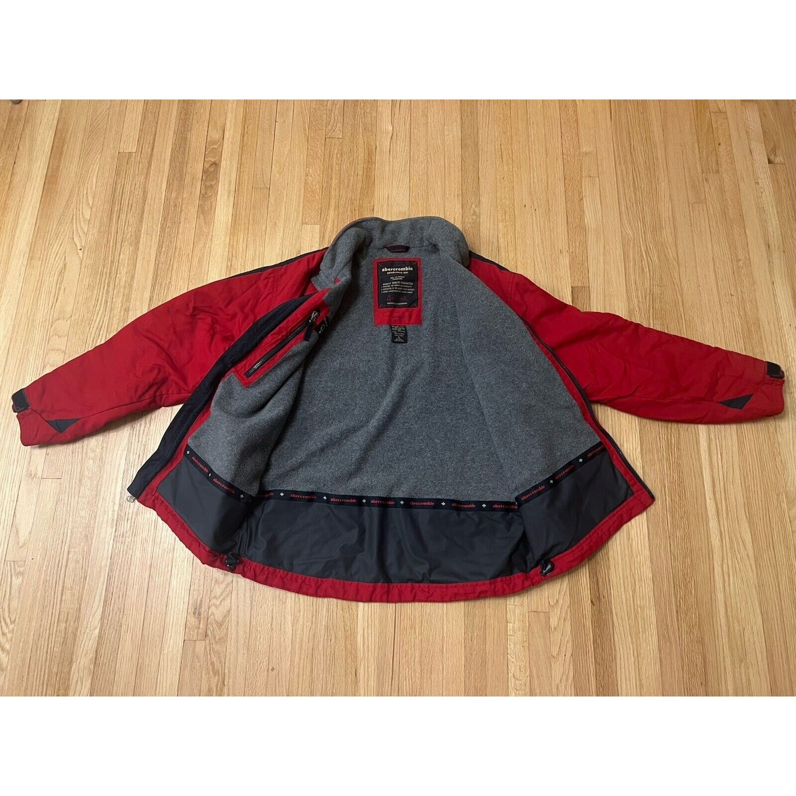 Abercrombie & Fitch Vintage Abercrombie And Fitch Jacket XL Red Men Full Zip Size US XL / EU 56 / 4 - 10 Thumbnail