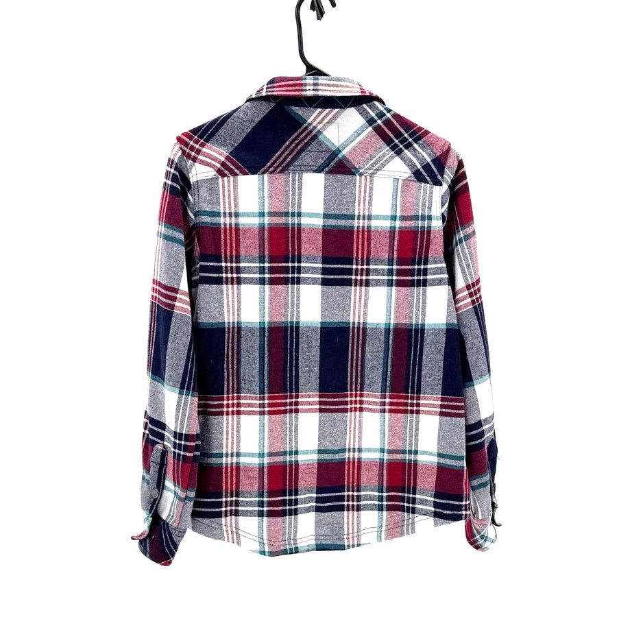 Orvis Orvis Pinnacle fleece-lined flannel shacket red navy green Size S / US 4 / IT 40 - 2 Thumbnail