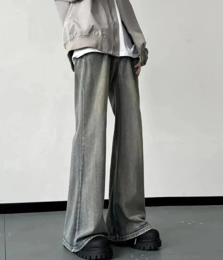 Japanese Brand Vintage Style Washed Blue Flare Jeans Size US 30 / EU 46 - 6 Thumbnail