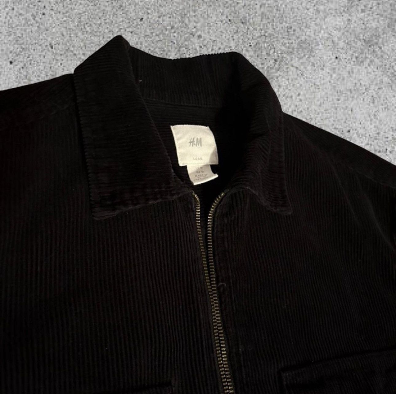 H&M Black Suede Jacket With Copper Zipper Size US M / EU 48-50 / 2 - 3 Thumbnail