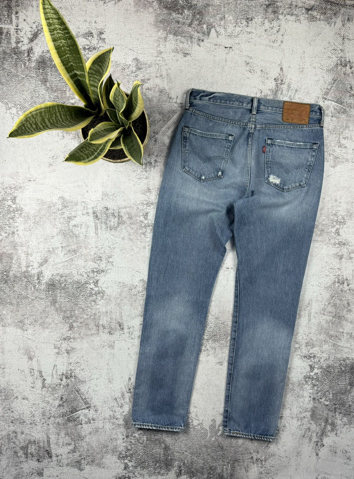 Levi's Vintage Levis 501 Distressed Y2K Avant Garde Pants Jeans Size US 30 / EU 46 - 2 Thumbnail