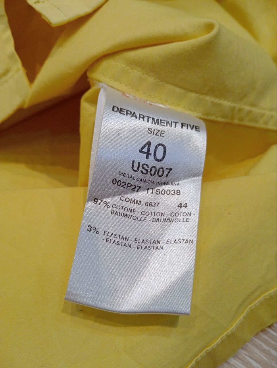 DEPARTMENT5 DEPARTMENT FIVE POCKET BUTTON SHIRT SIZE 40 Size US M / EU 48-50 / 2 - 7 Thumbnail