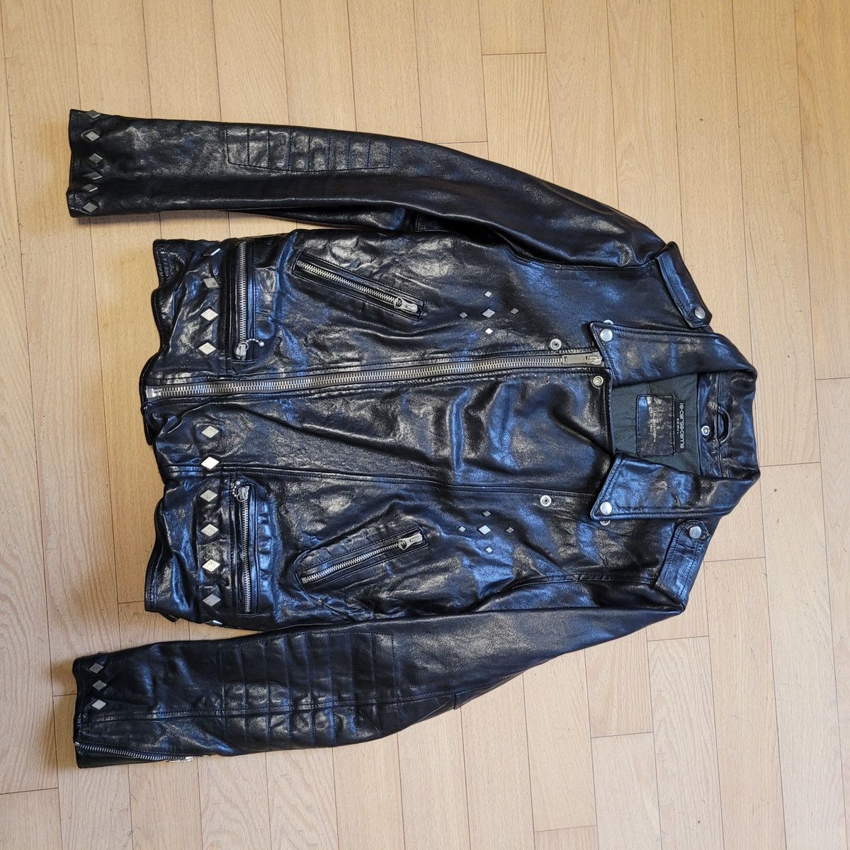 Golden Goose Golden goose stud leather jacket | Grailed