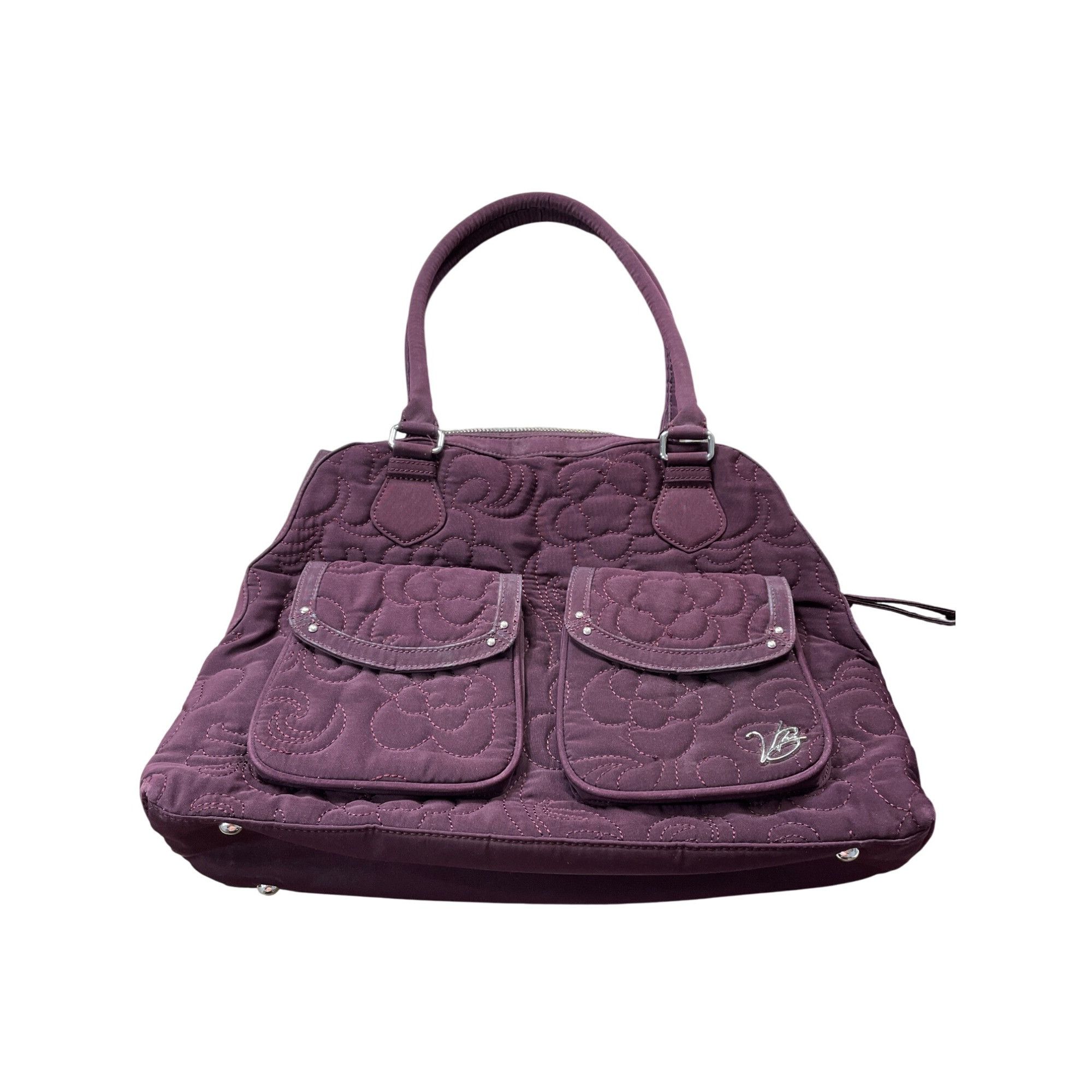 Vera Bradley Vera Bradley Womens Purple Quilted Medium Shoulder handbag m Size ONE SIZE - 1 Thumbnail