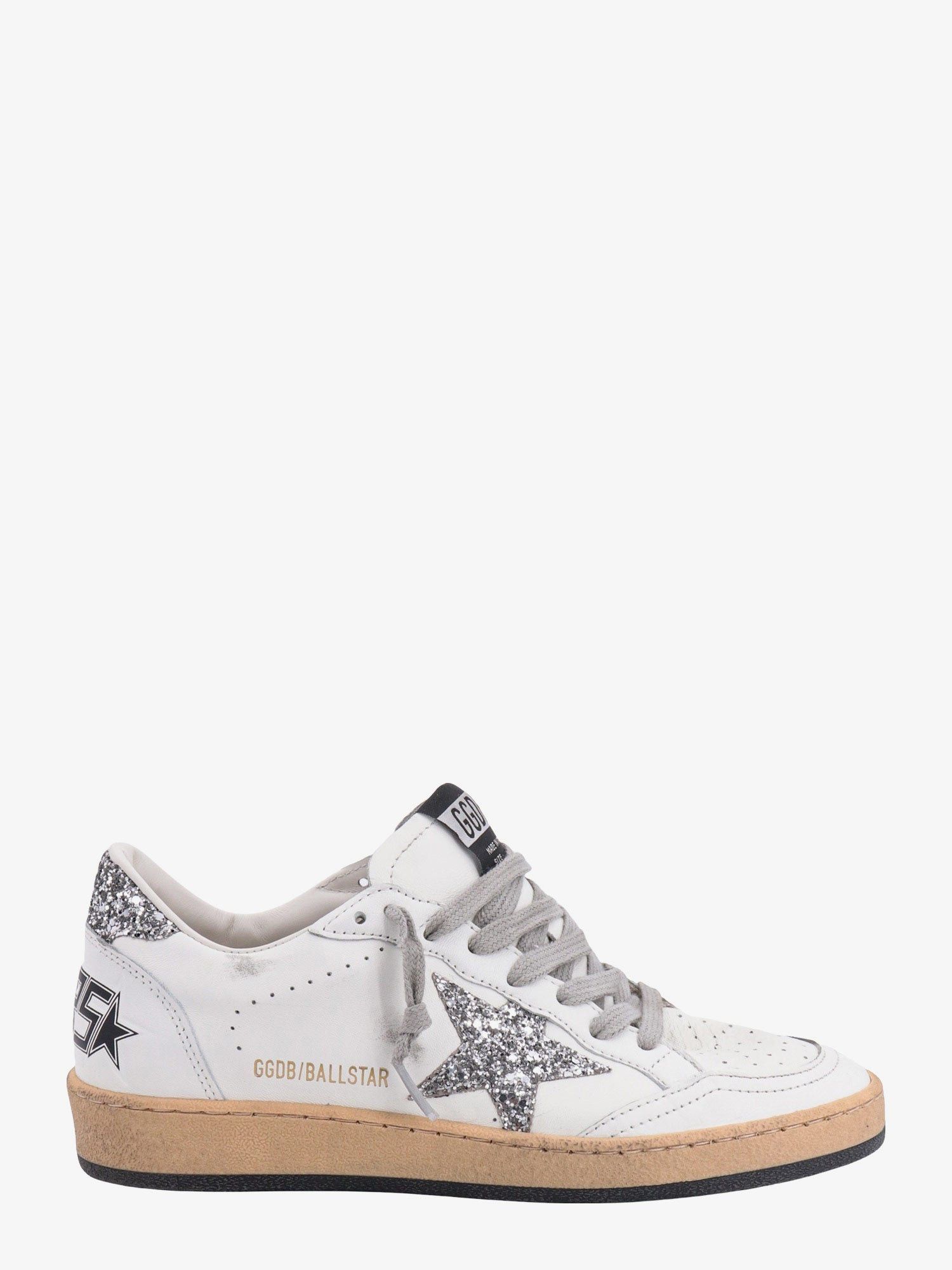 Golden Goose Ballstar Leather Sneakers With Logo On The Side Size US 7 / IT 37 - 1 Thumbnail