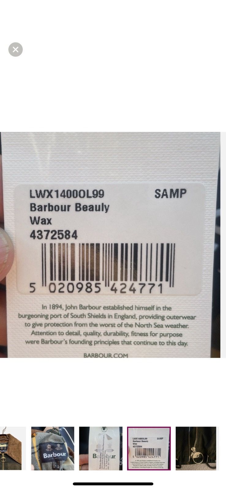 Barbour Barbour Beauly Wax Cotton Jacket Size M Size XS / US 0-2 / IT 36-38 - 9 Thumbnail