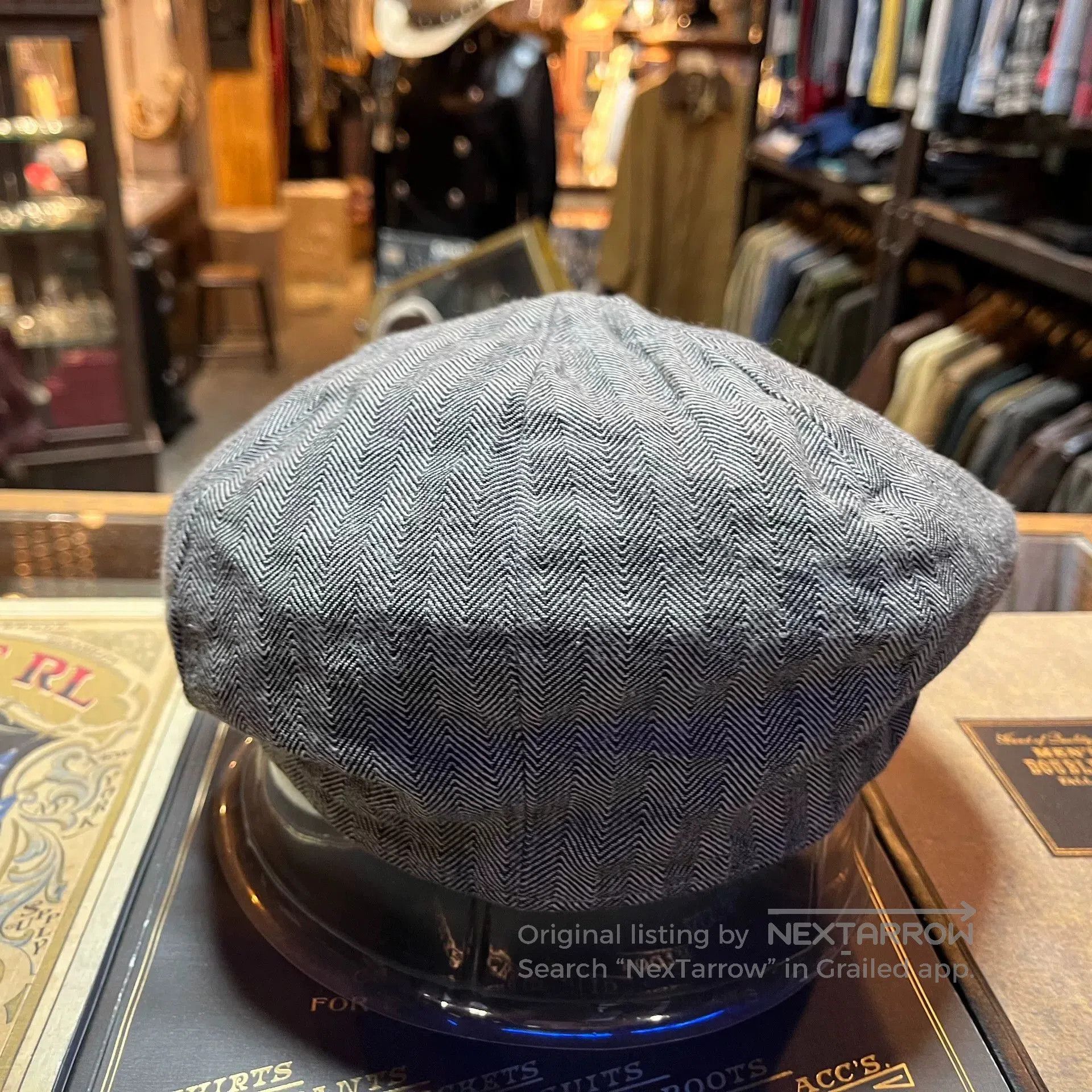 RRL Ralph Lauren RRL Herringbone Newsboy Cap. Size ONE SIZE - 4 Thumbnail