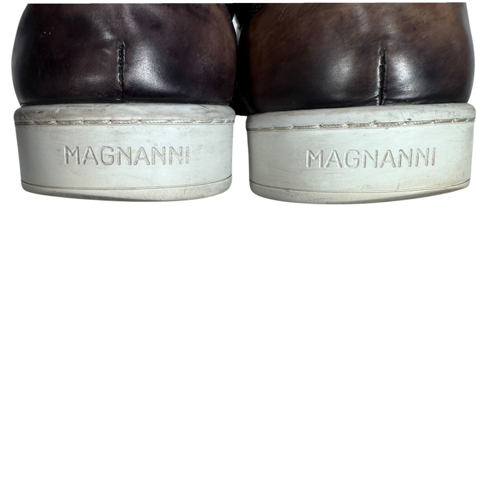 Other Magnanni For Neiman Sneakers Men 12 M Brown Leather Shoes Size US 12 / EU 45 - 10 Thumbnail