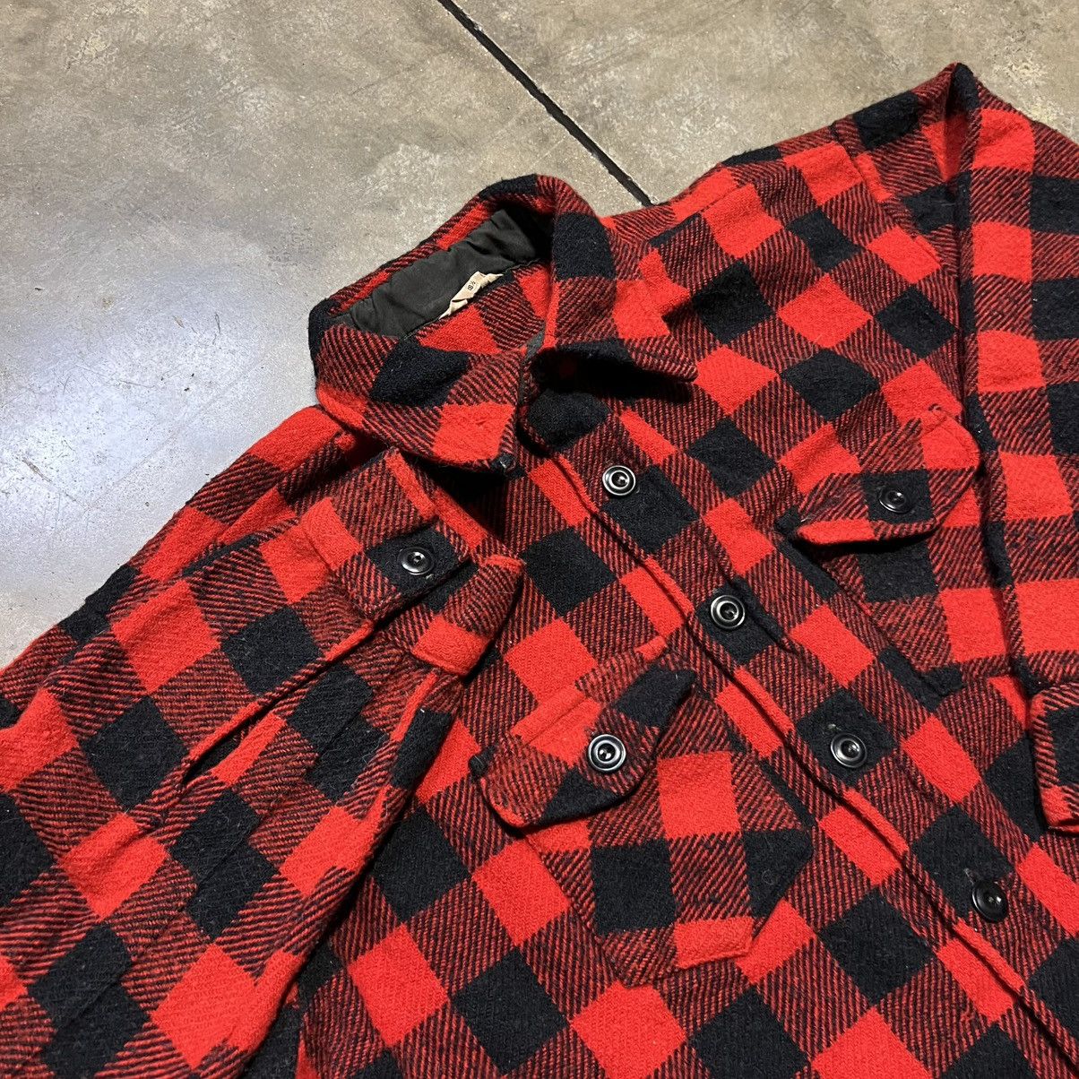 Woolrich Woolen Mills Vintage 70s 80s Frostproof Wool Flannel Buffalo Plaid Shirt Size US XL / EU 56 / 4 - 5 Thumbnail