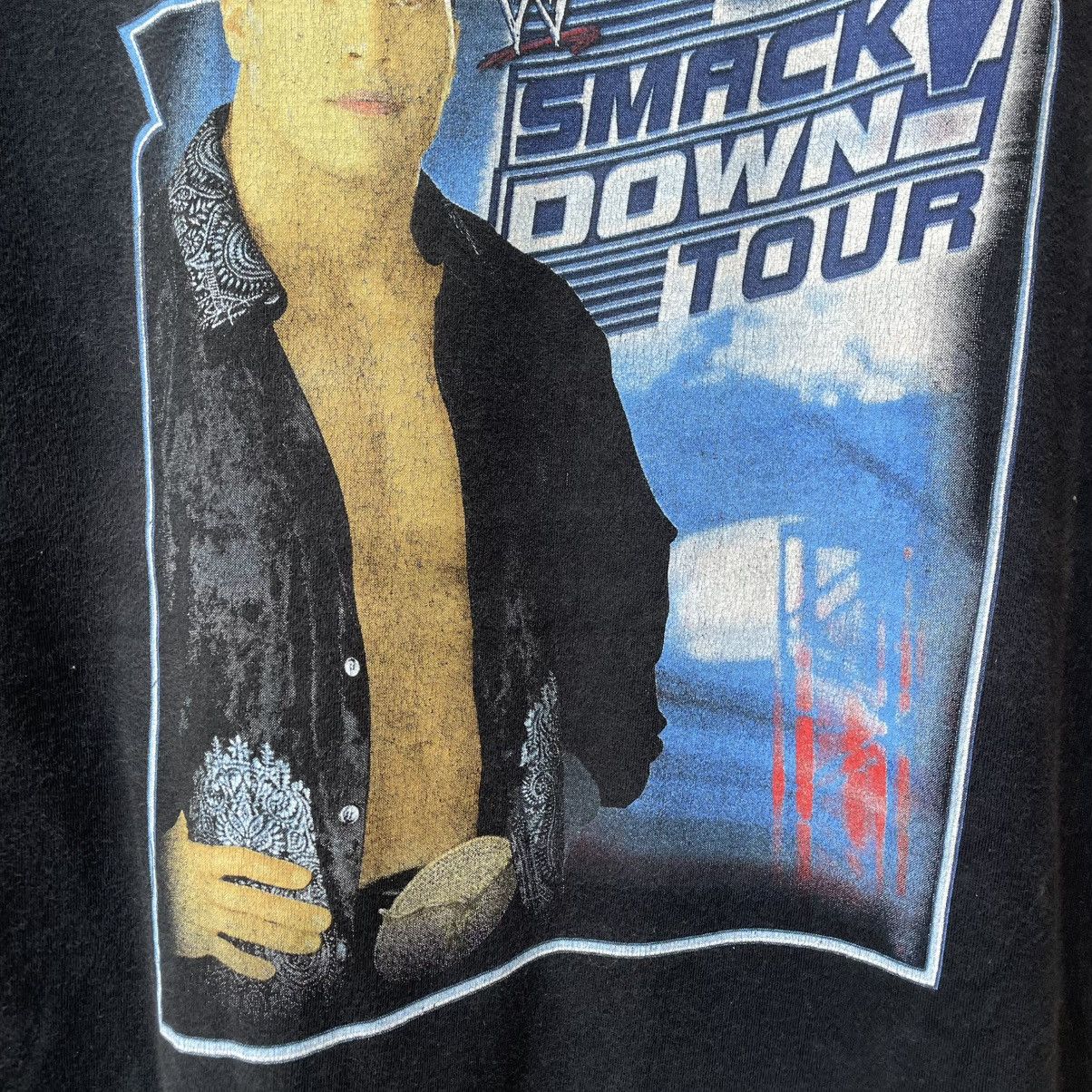 WWF 🔥Vintage WWF Smack Down The Rock Promo Wresting Tee Size US L / EU 52-54 / 3 - 7 Thumbnail