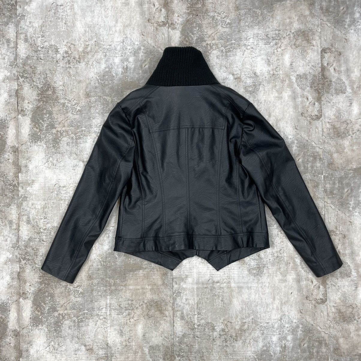 JAPANESE ASYMMETRICAL LEATHER JACKET OPIUM ARCHIVE JAPANESE